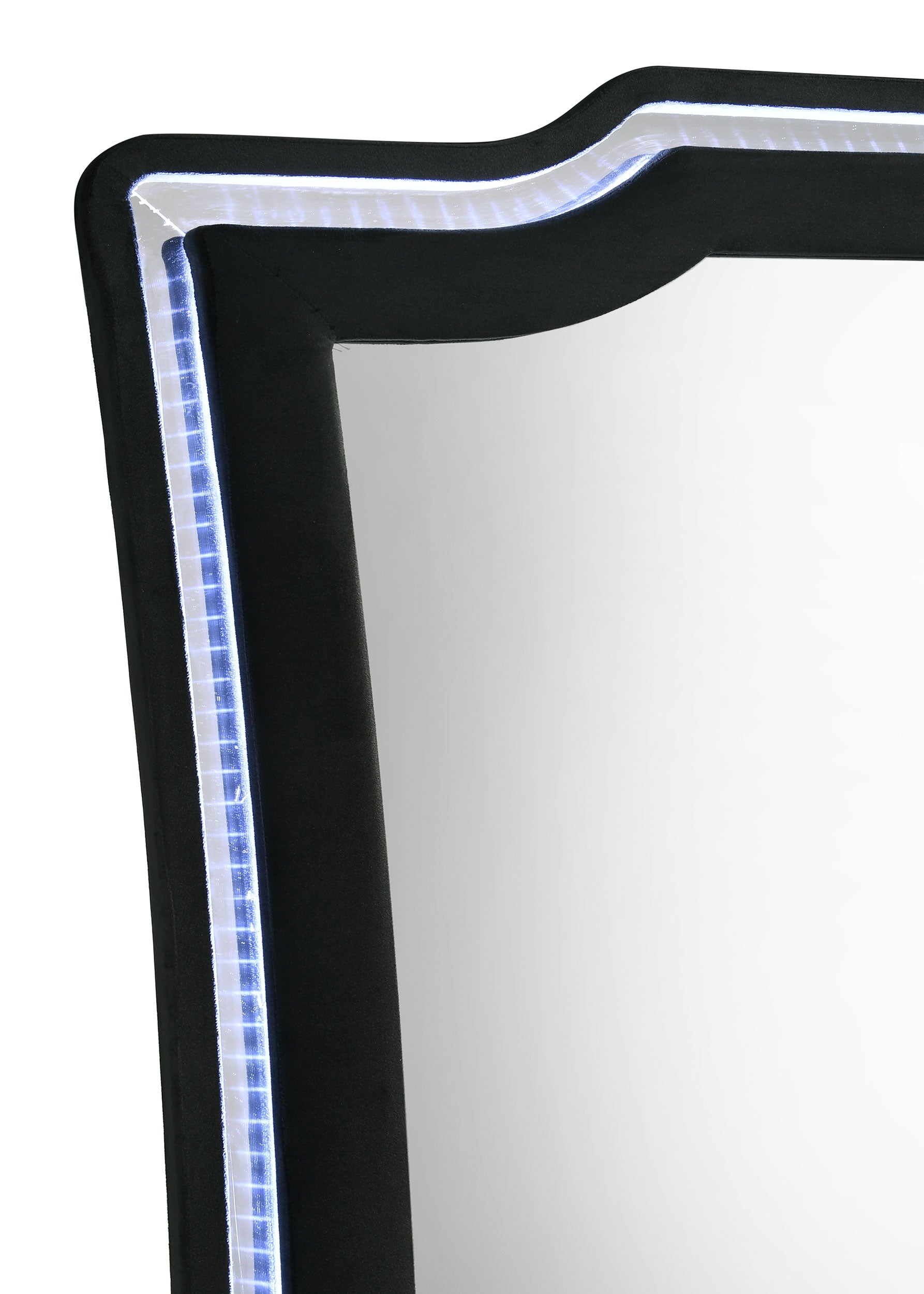 Lorient LED Dresser Mirror Black — view 4