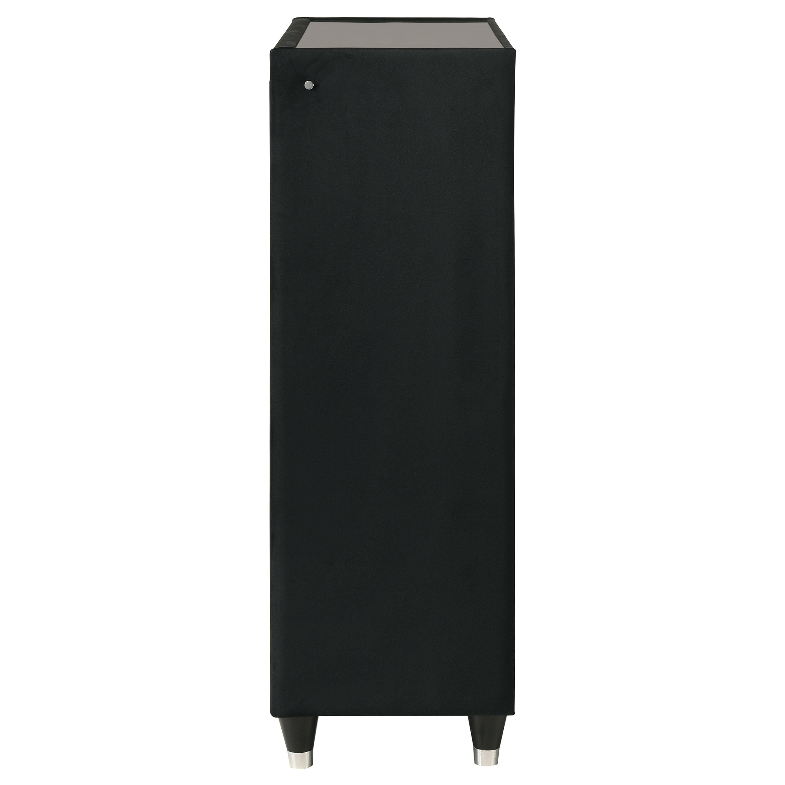 Lorient 5-drawer LED Chest of Drawers Black — view 5