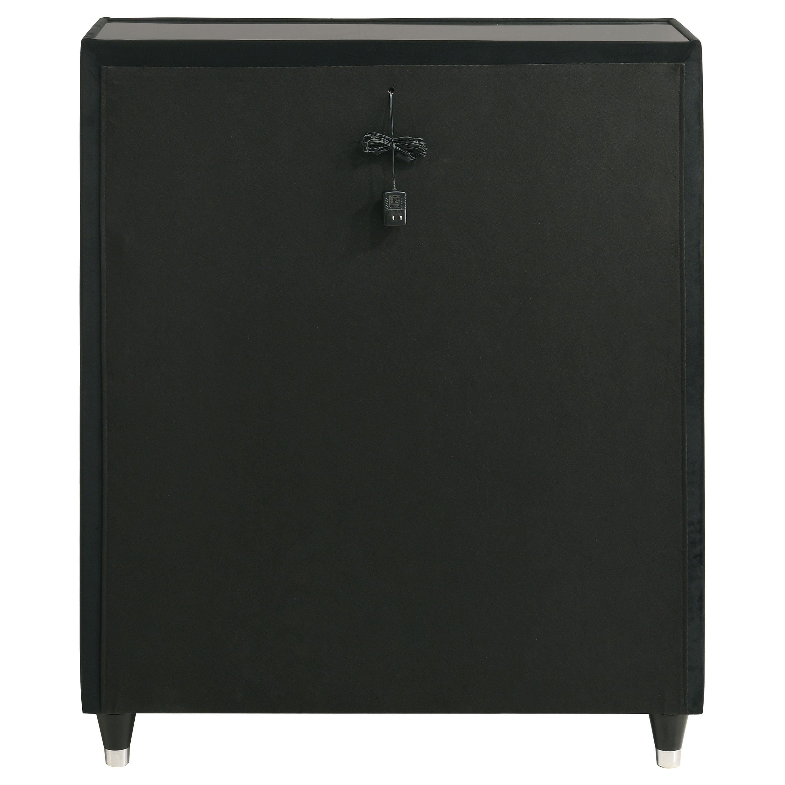 Lorient 5-drawer LED Chest of Drawers Black — view 7