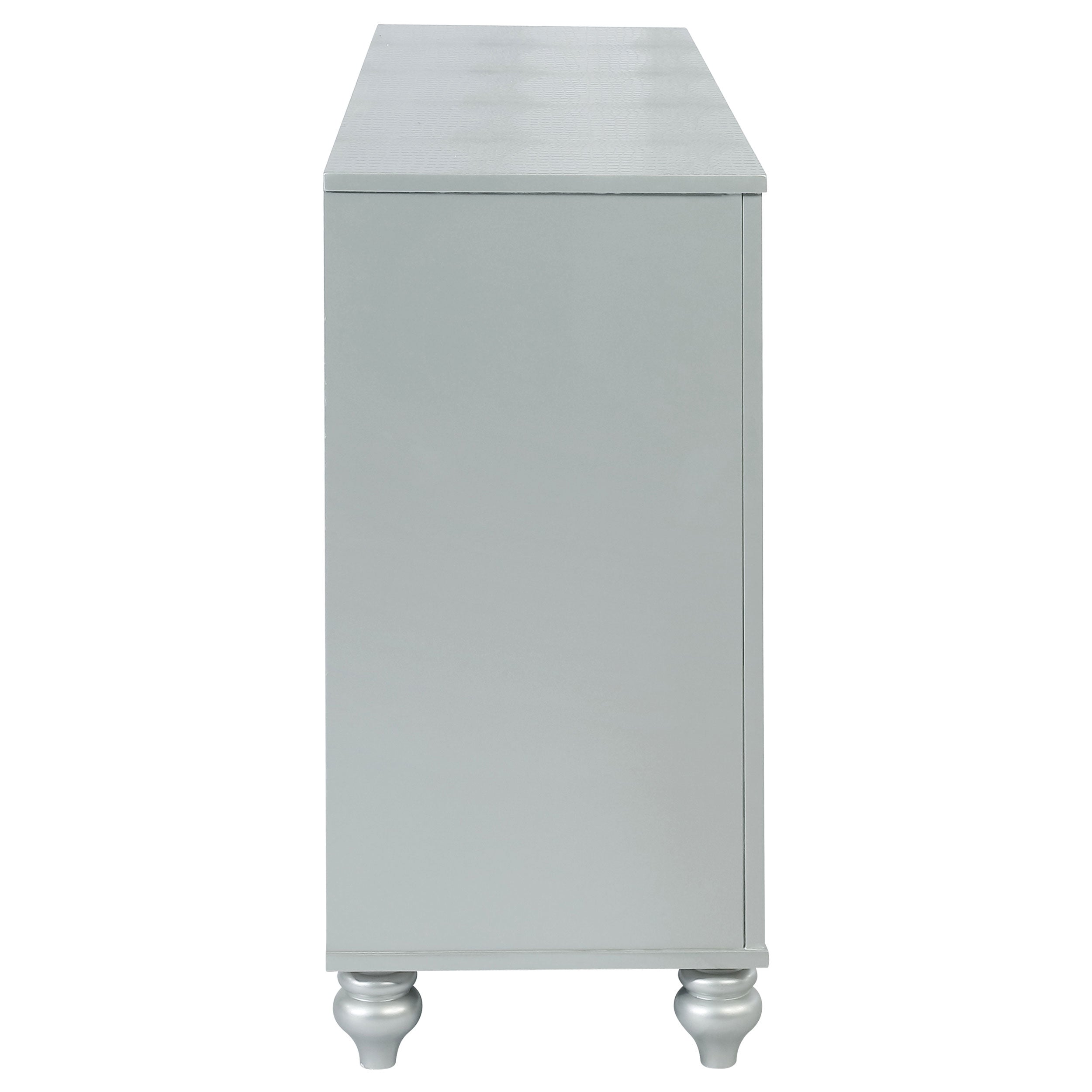 Gunnison 6-drawer Dresser Silver Metallic — view 5
