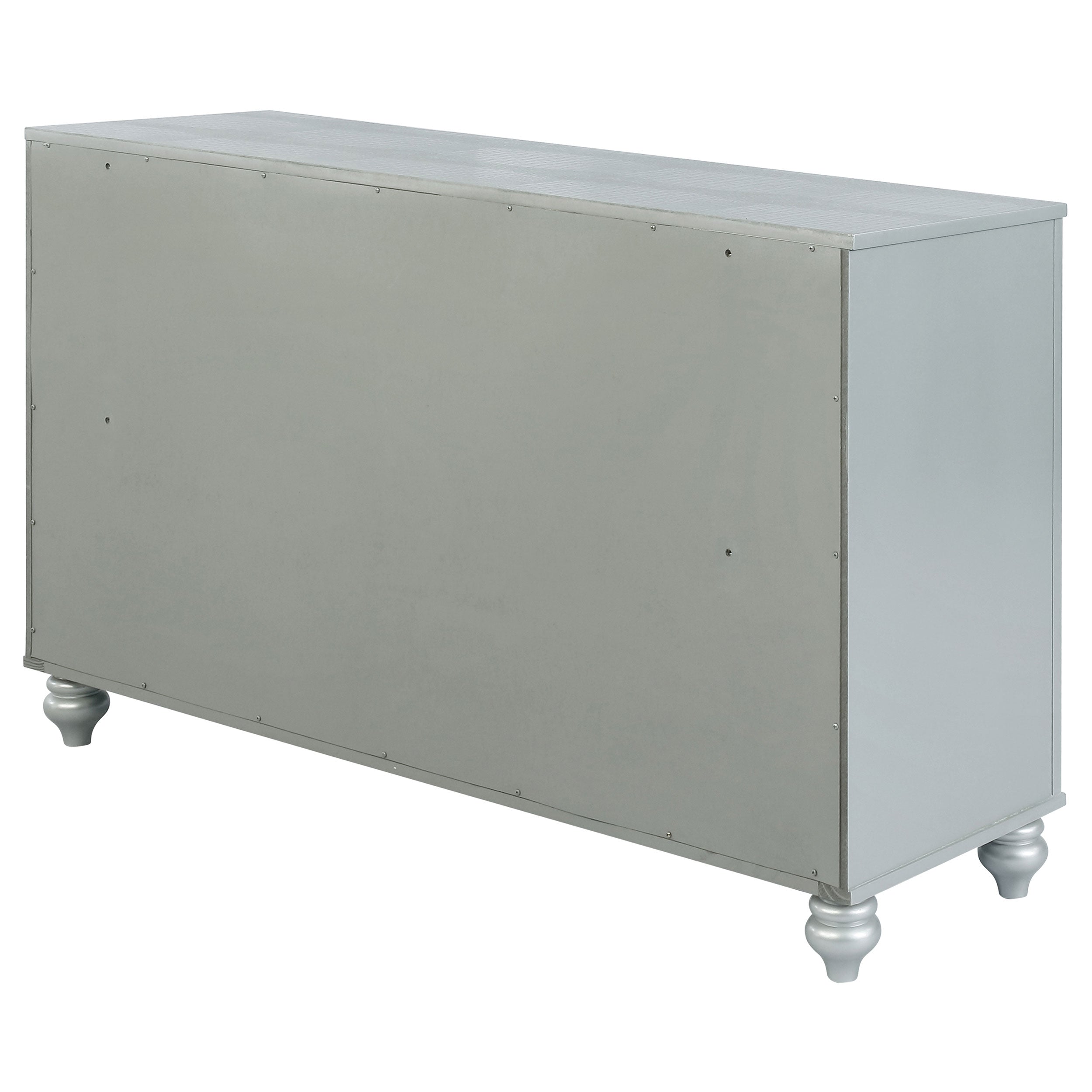 Gunnison 6-drawer Dresser Silver Metallic — view 8