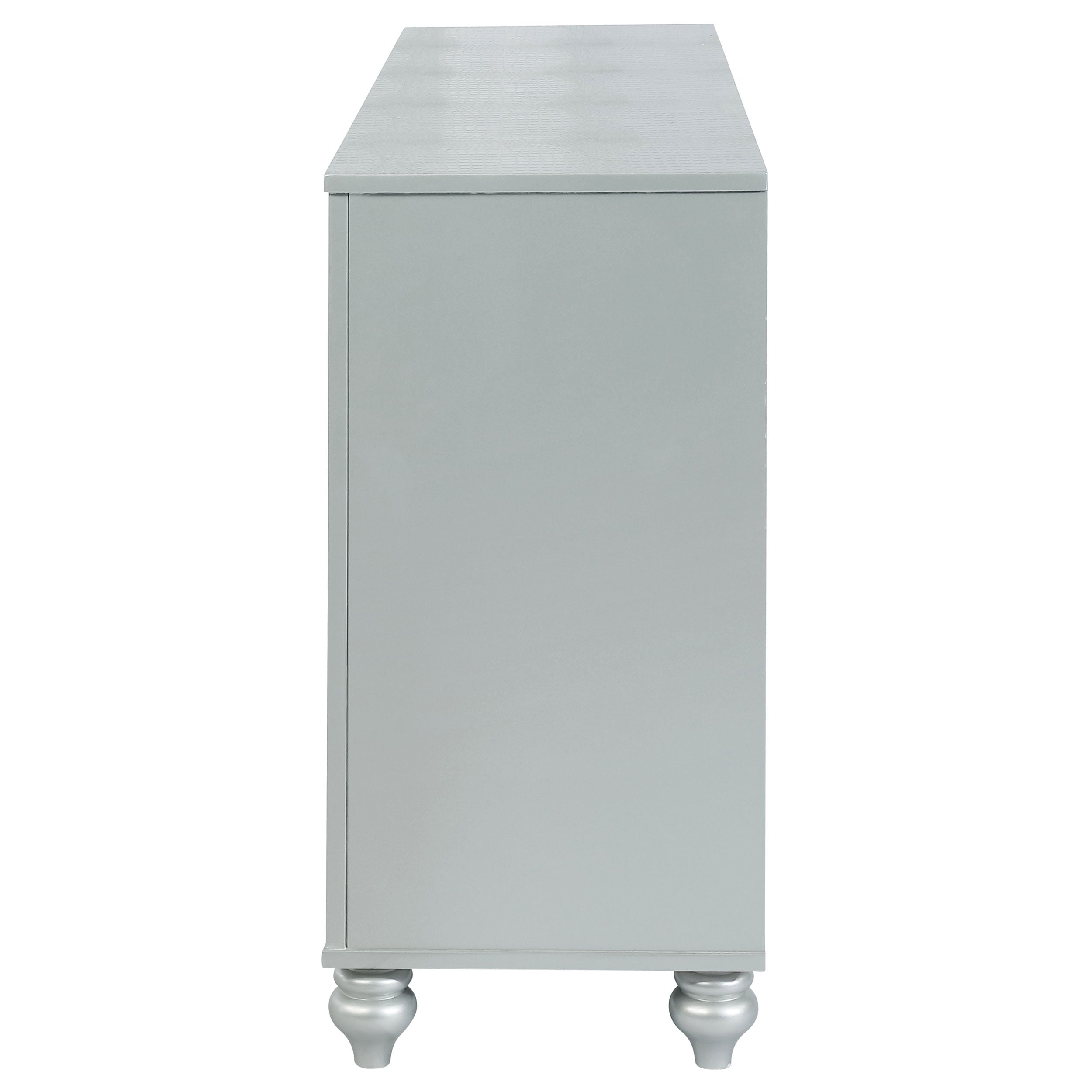 Gunnison 6-drawer Dresser Silver Metallic — view 9