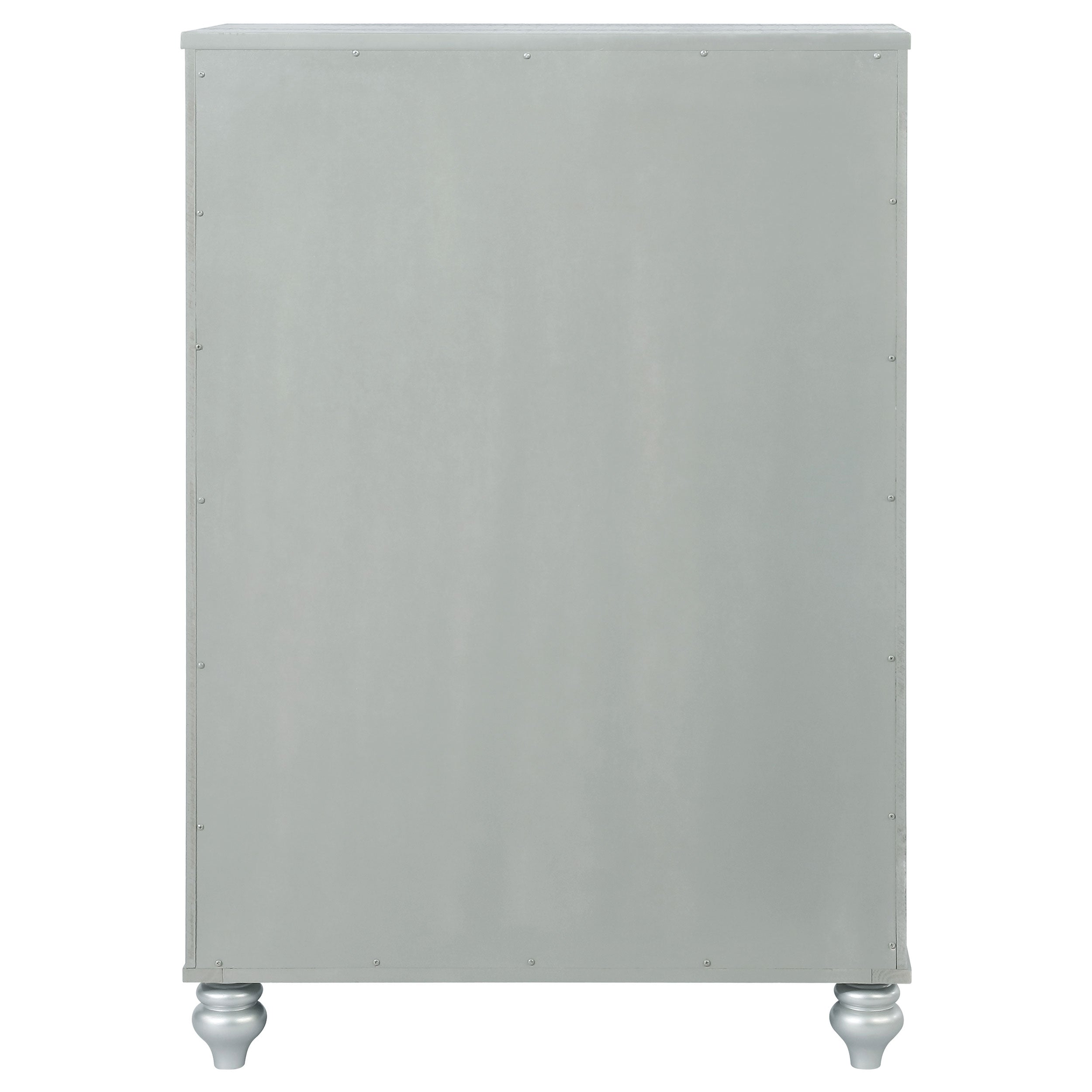Gunnison 5-drawer Bedroom Chest Silver Metallic — view 7