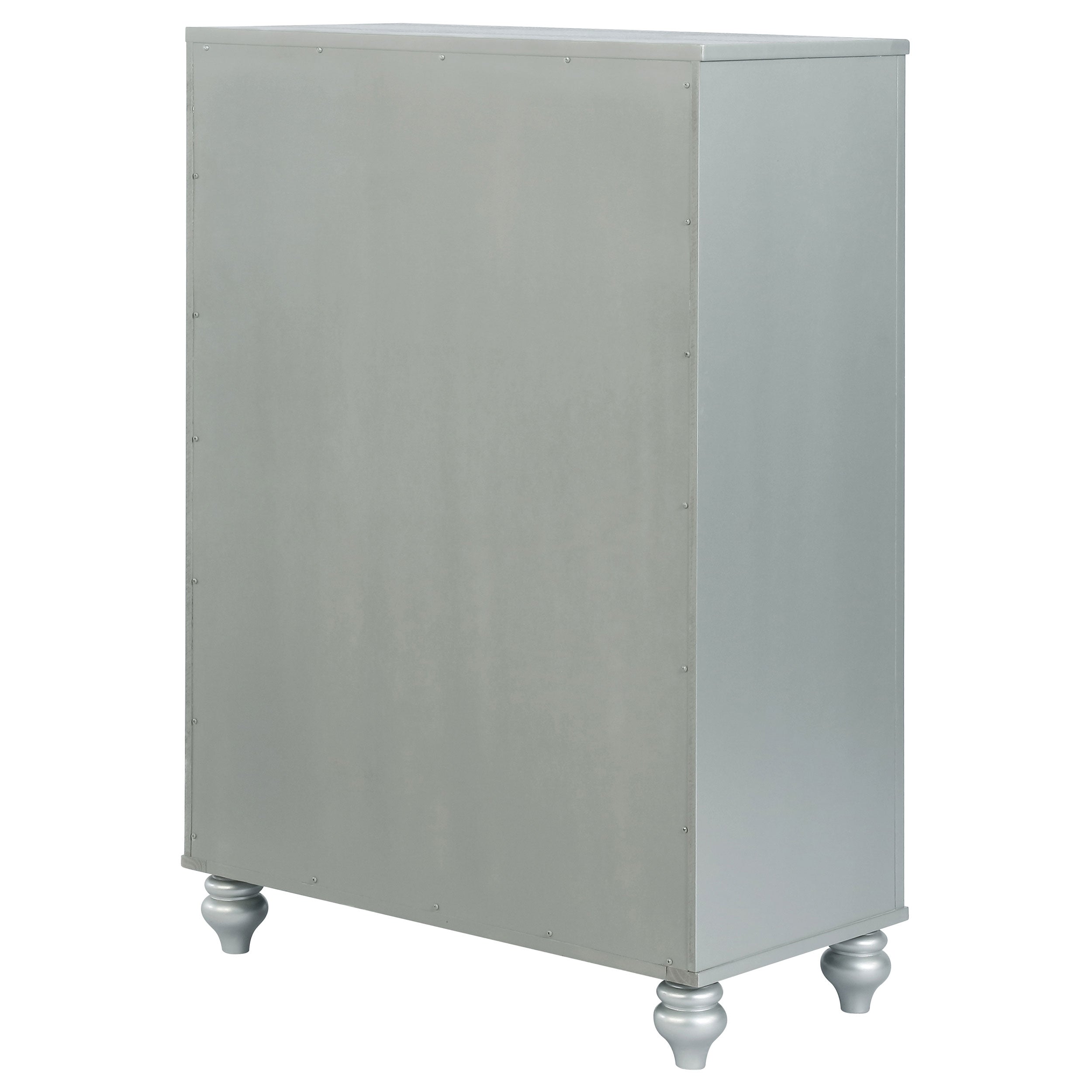 Gunnison 5-drawer Bedroom Chest Silver Metallic — view 8