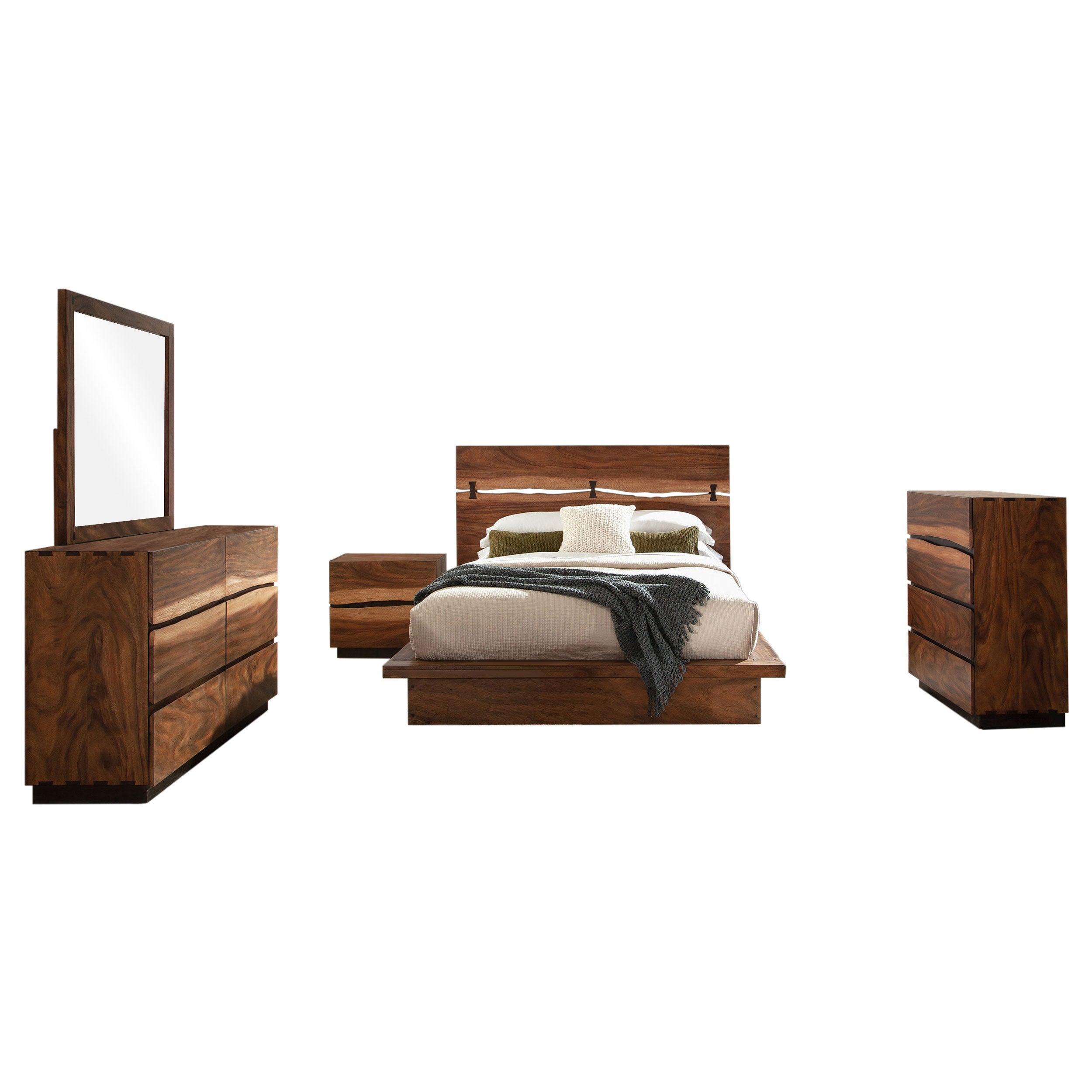 Winslow 5-piece Eastern King Bedroom Set Smokey Walnut — view 2