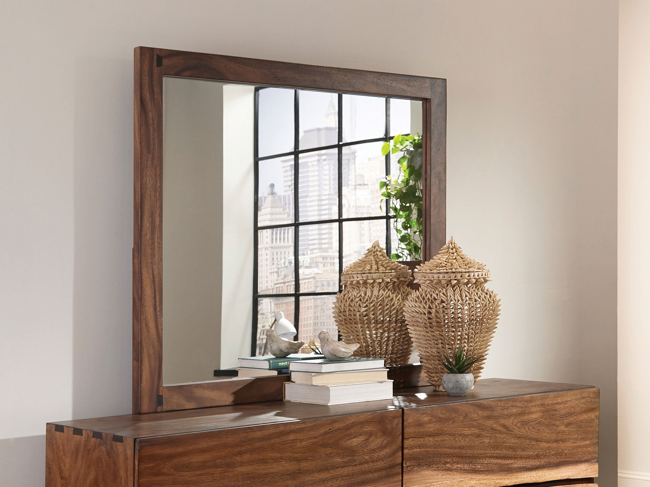 Winslow Dresser Mirror Smokey Walnut — view 2