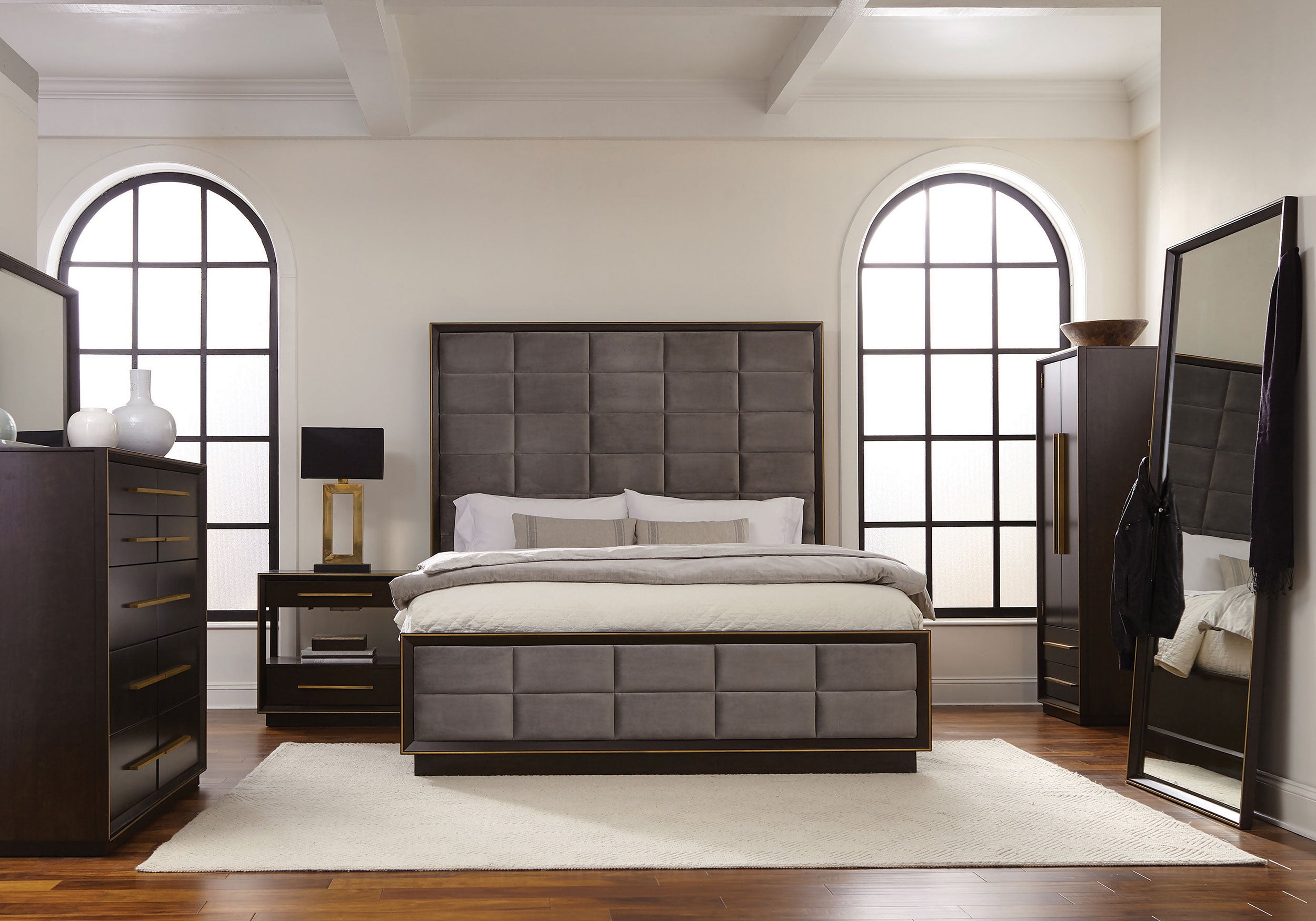 Durango 4-piece California King Bedroom Set Peppercorn — view 1