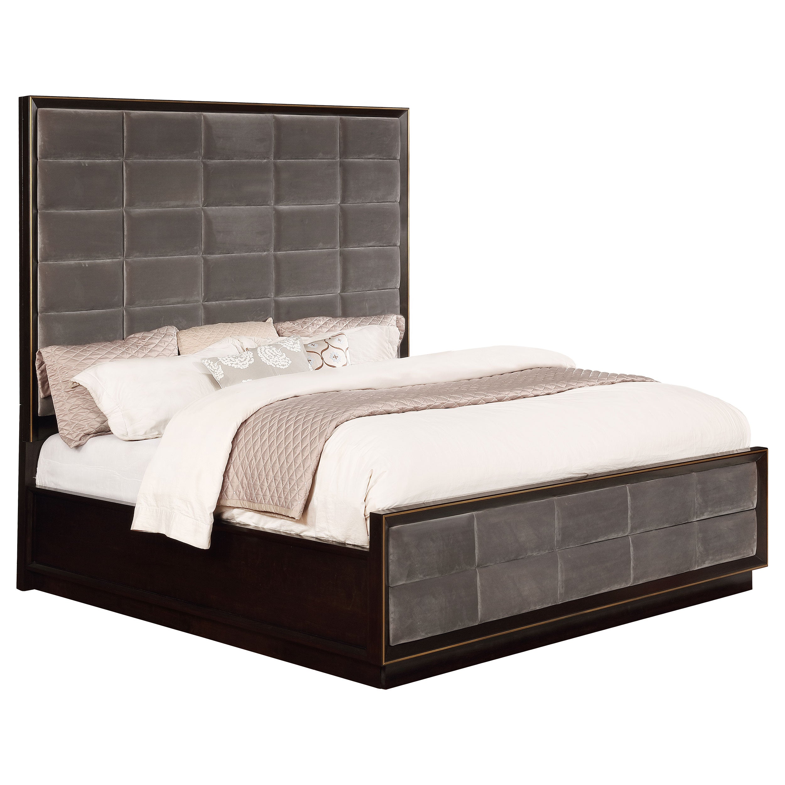 Durango 77-inch Queen Panel Bed Smoked Peppercorn — view 3