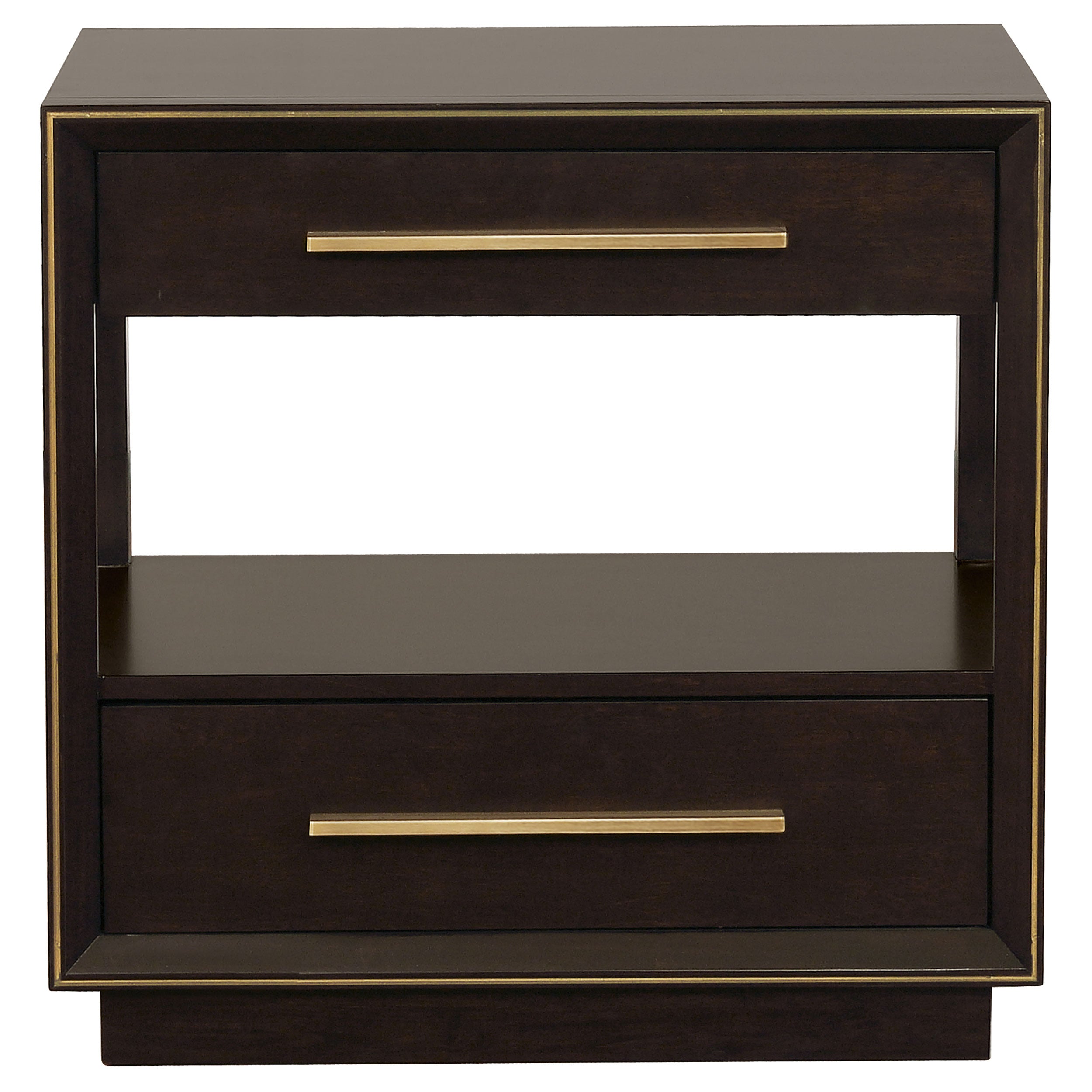 Durango 2-drawer Nightstand Smoked Peppercorn — view 3