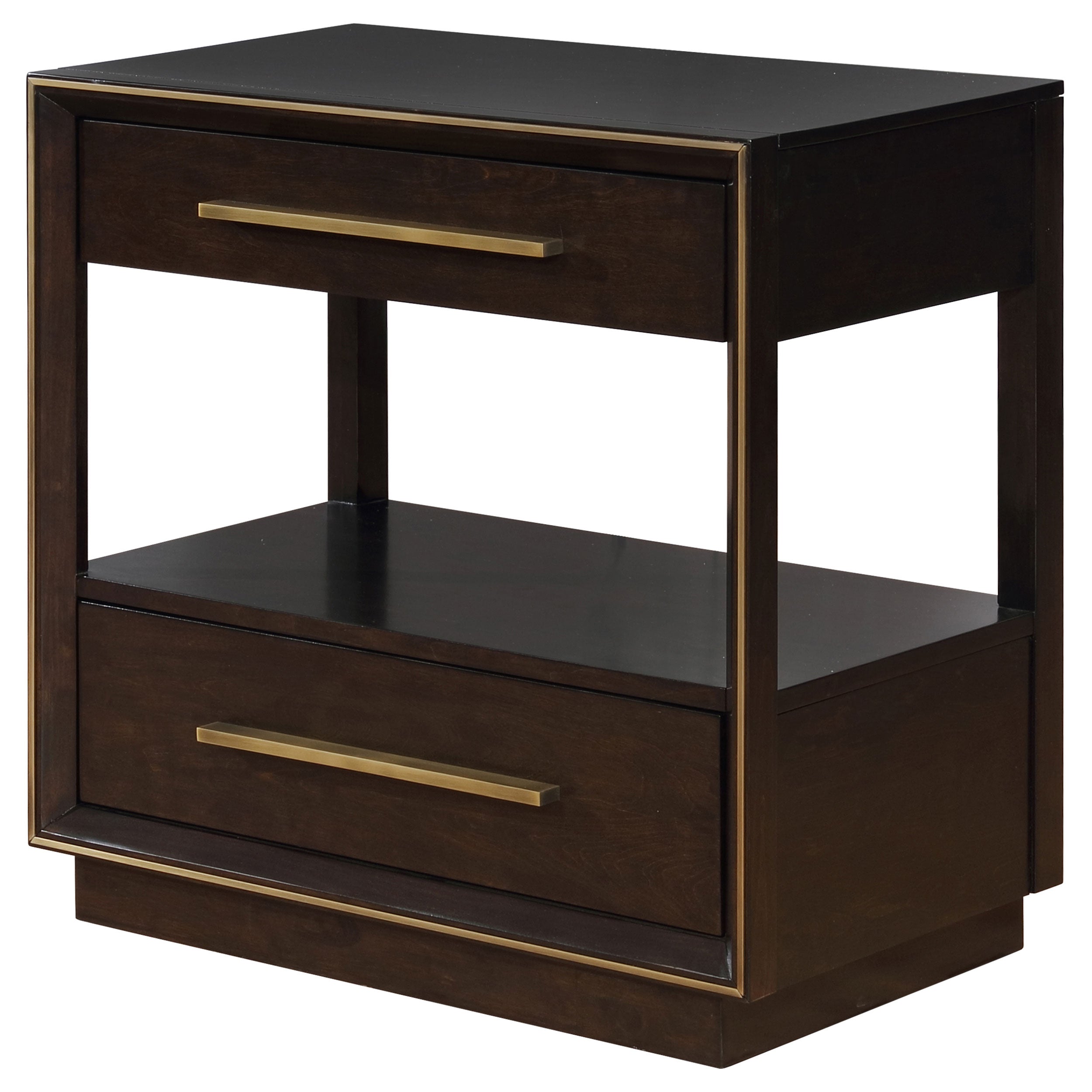 Durango 2-drawer Nightstand Smoked Peppercorn — view 4