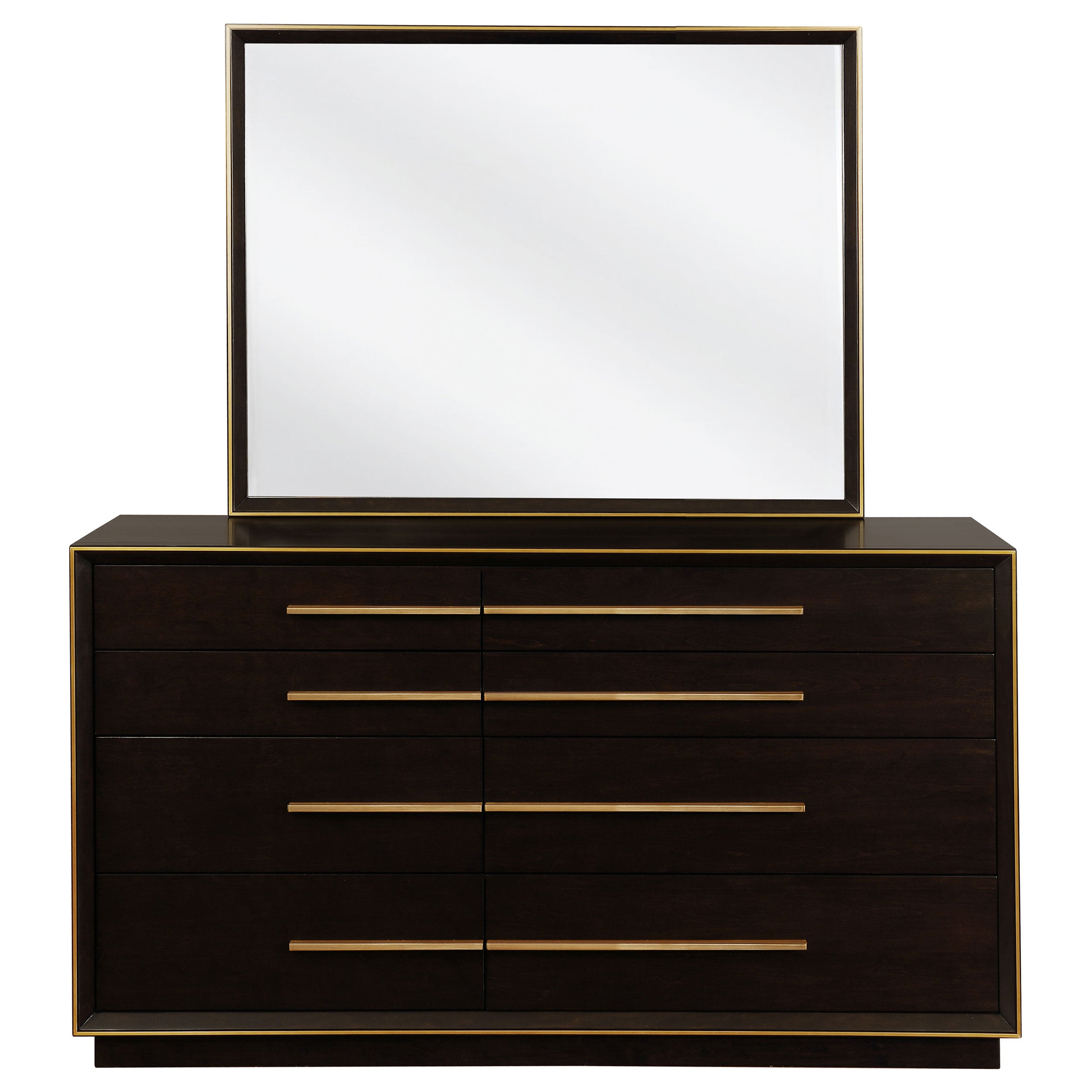 Durango 8-drawer Dresser with Mirror Smoked Peppercorn — view 3