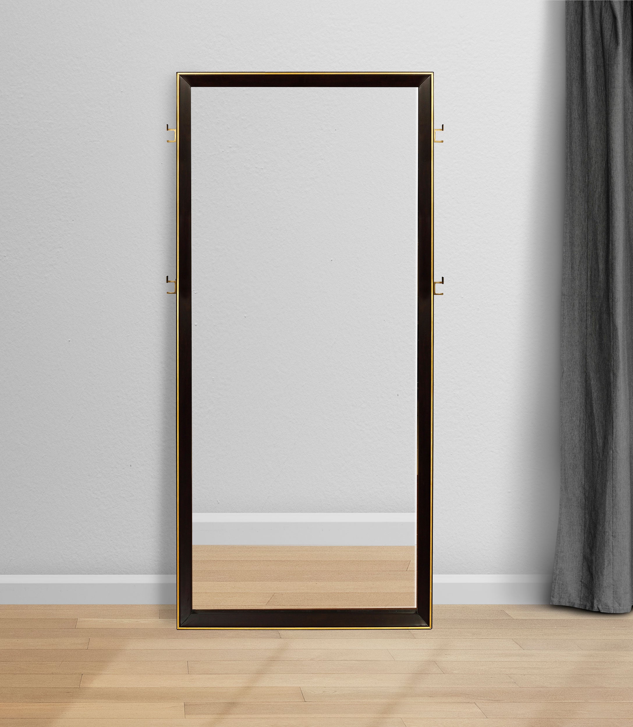 Durango 80-inch Standing Floor Mirror Smoked Peppercorn — view 2