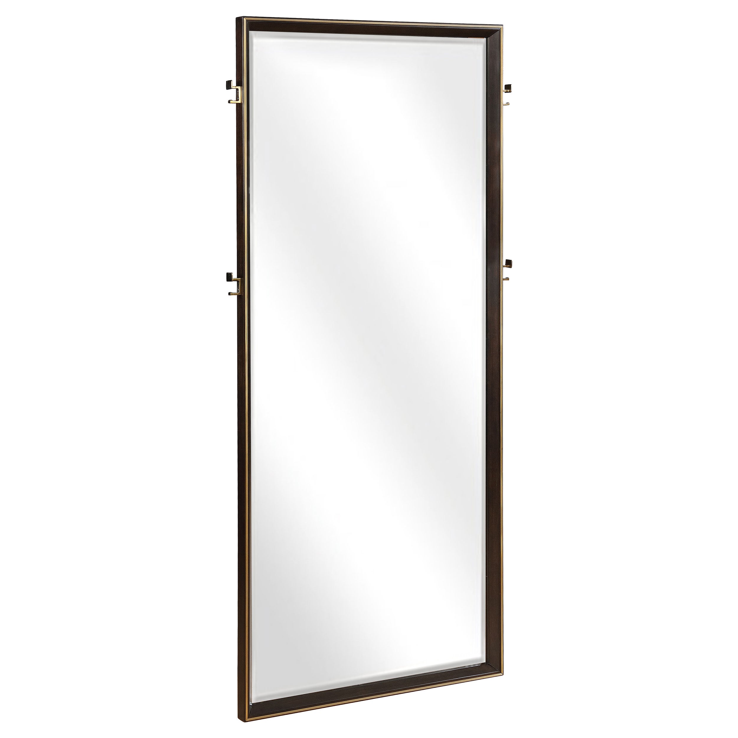 Durango 80-inch Standing Floor Mirror Smoked Peppercorn — view 1