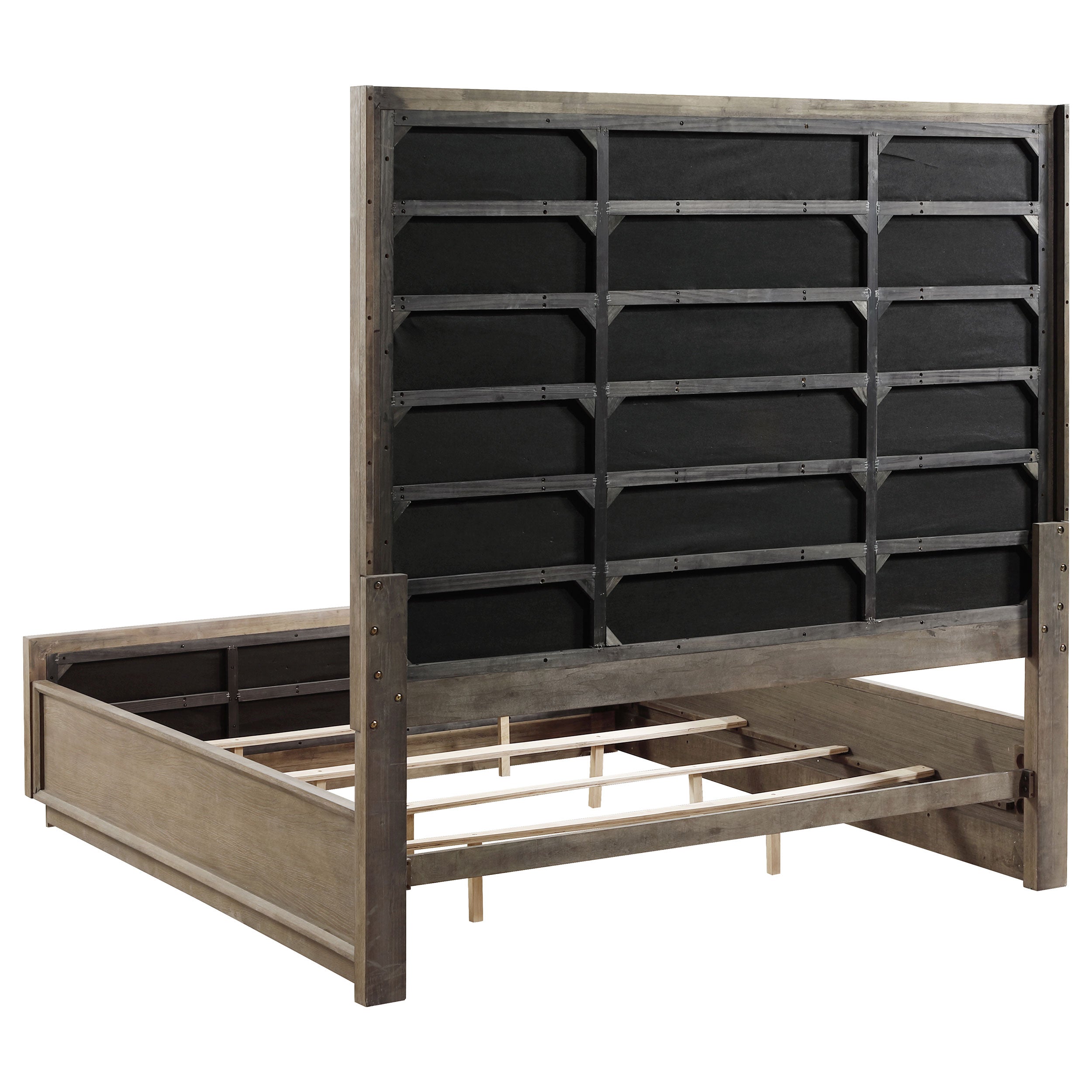 Durango 80-inch Eastern King Panel Bed Taupe Oak — view 4