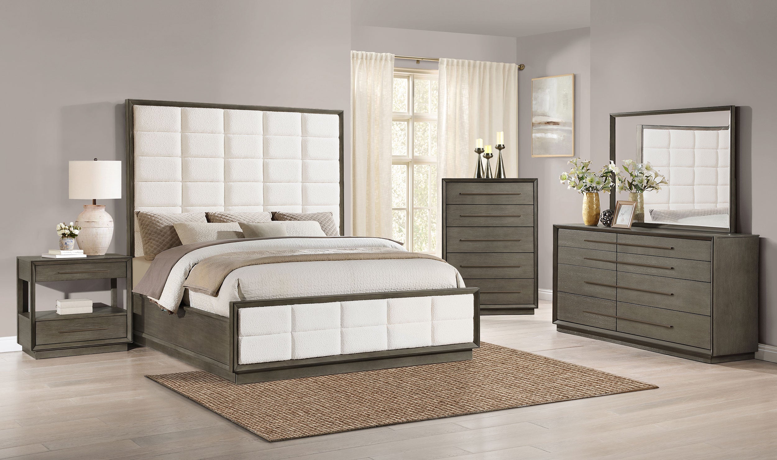 Durango 5-piece California King Bedroom Set Taupe Oak — view 1
