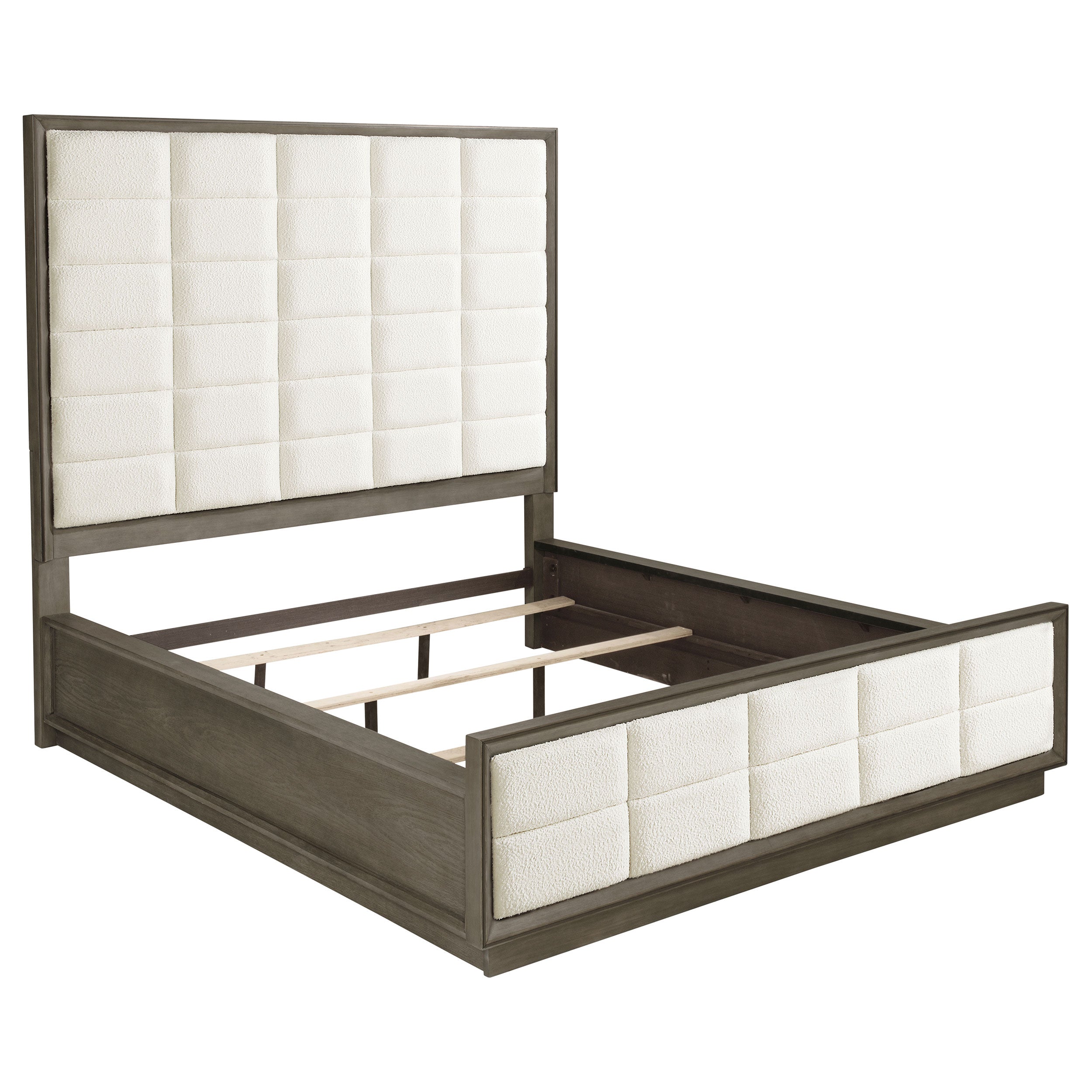 Durango 80-inch California King Panel Bed Taupe Oak — view 1