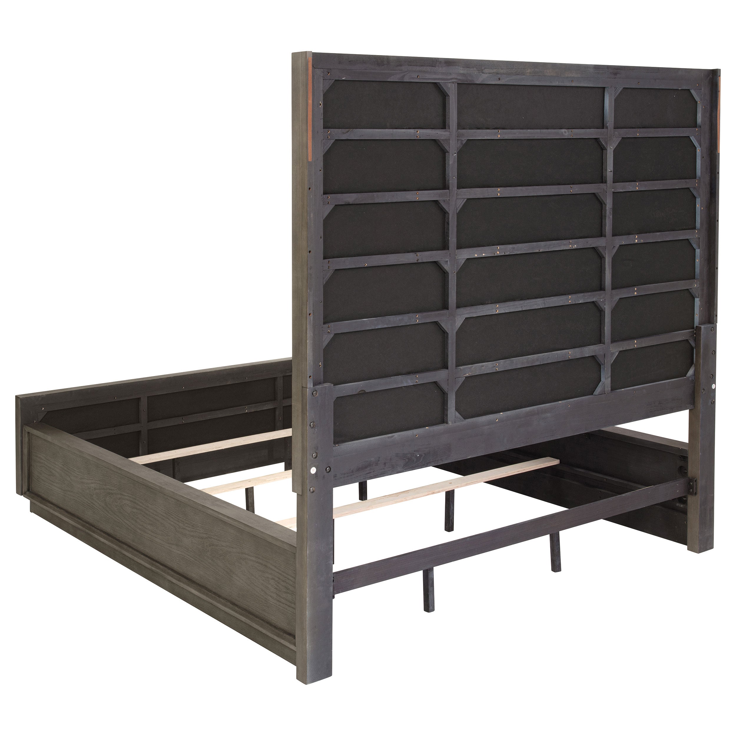 Durango 80-inch California King Panel Bed Taupe Oak — view 5