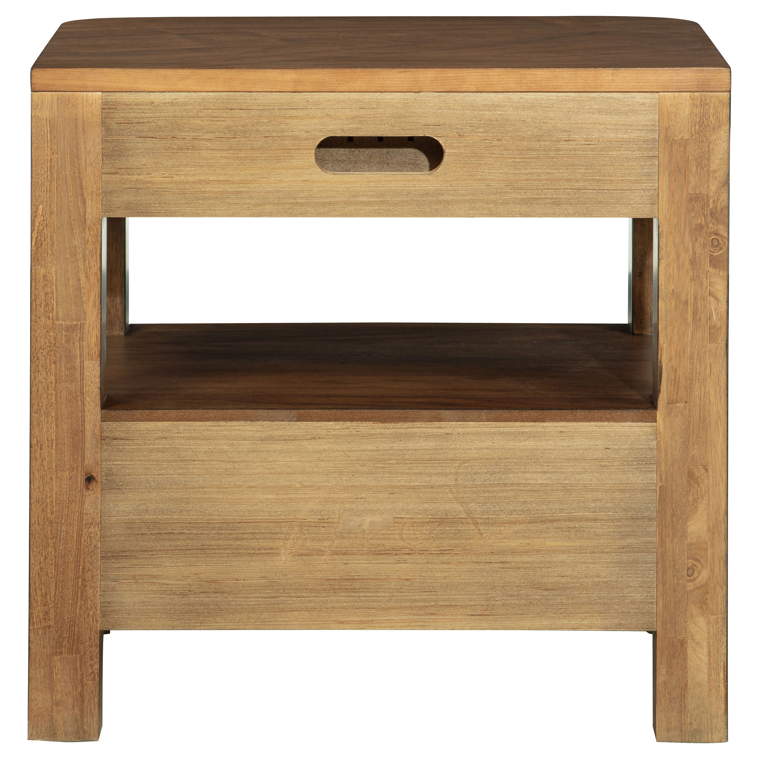 Maderia 2-drawer Nightstand Bedside Table Walnut — view 7