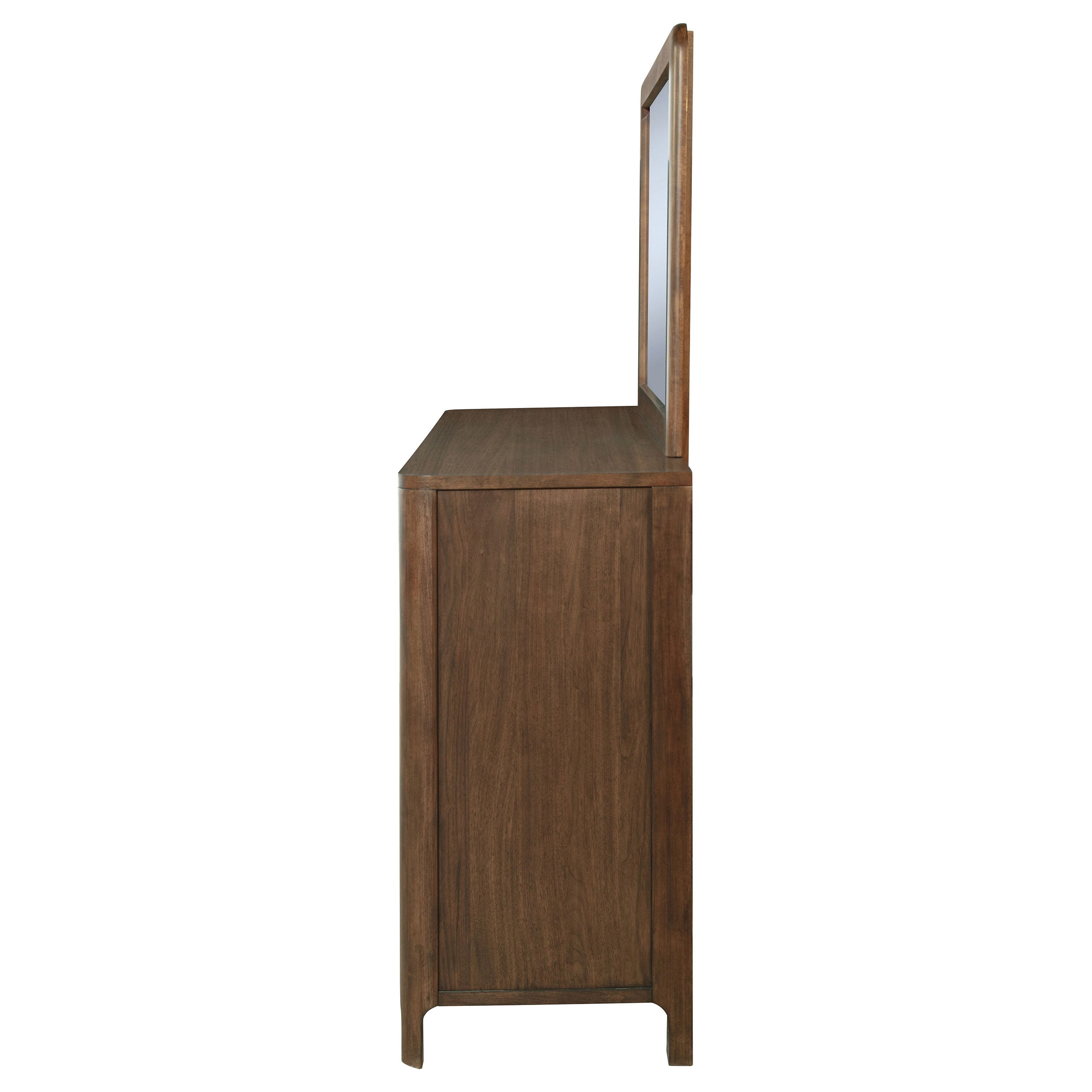 Maderia 8-drawer Dresser and Mirror Walnut — view 5