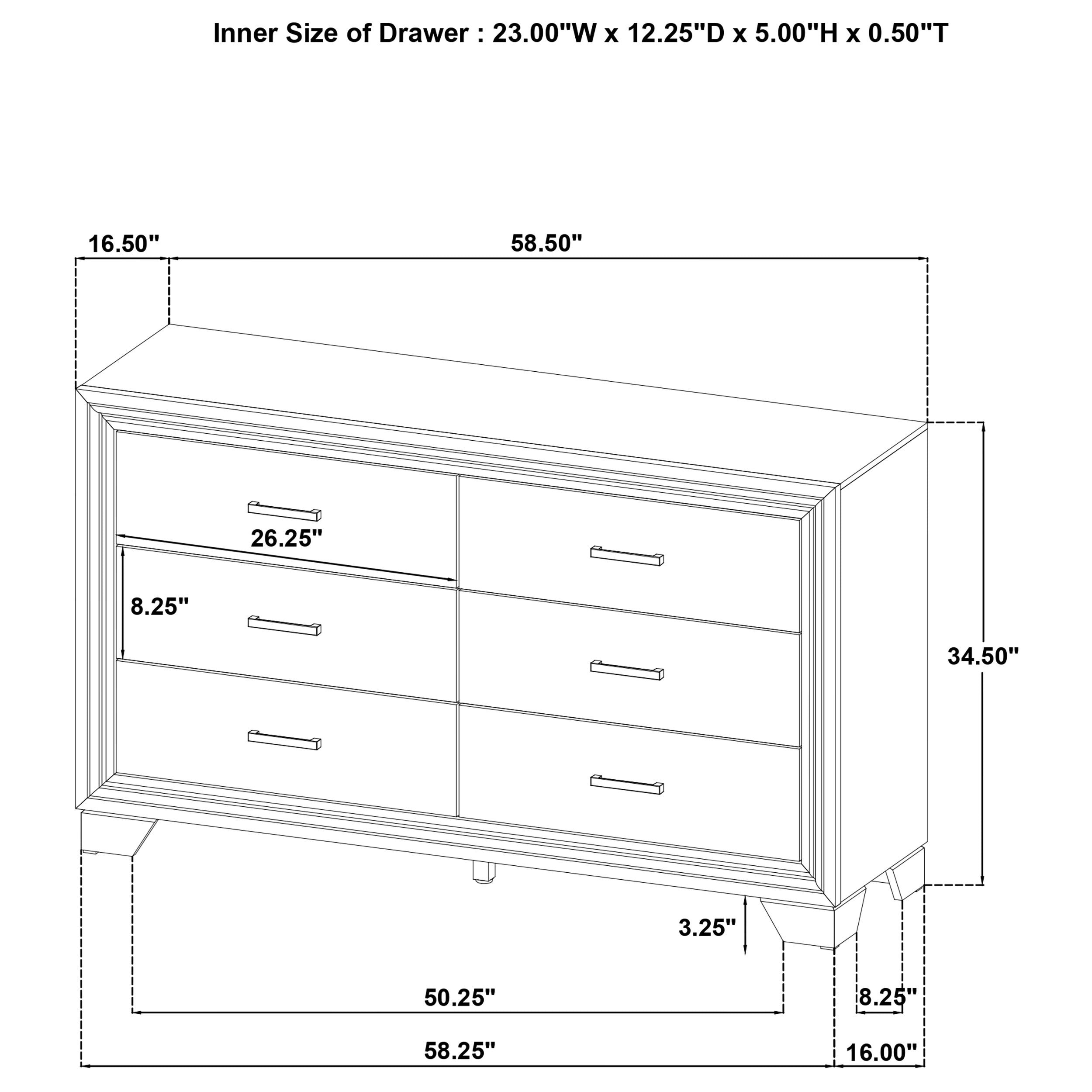 Wright 5-piece California King Bedroom Set Brown Oak — view 18
