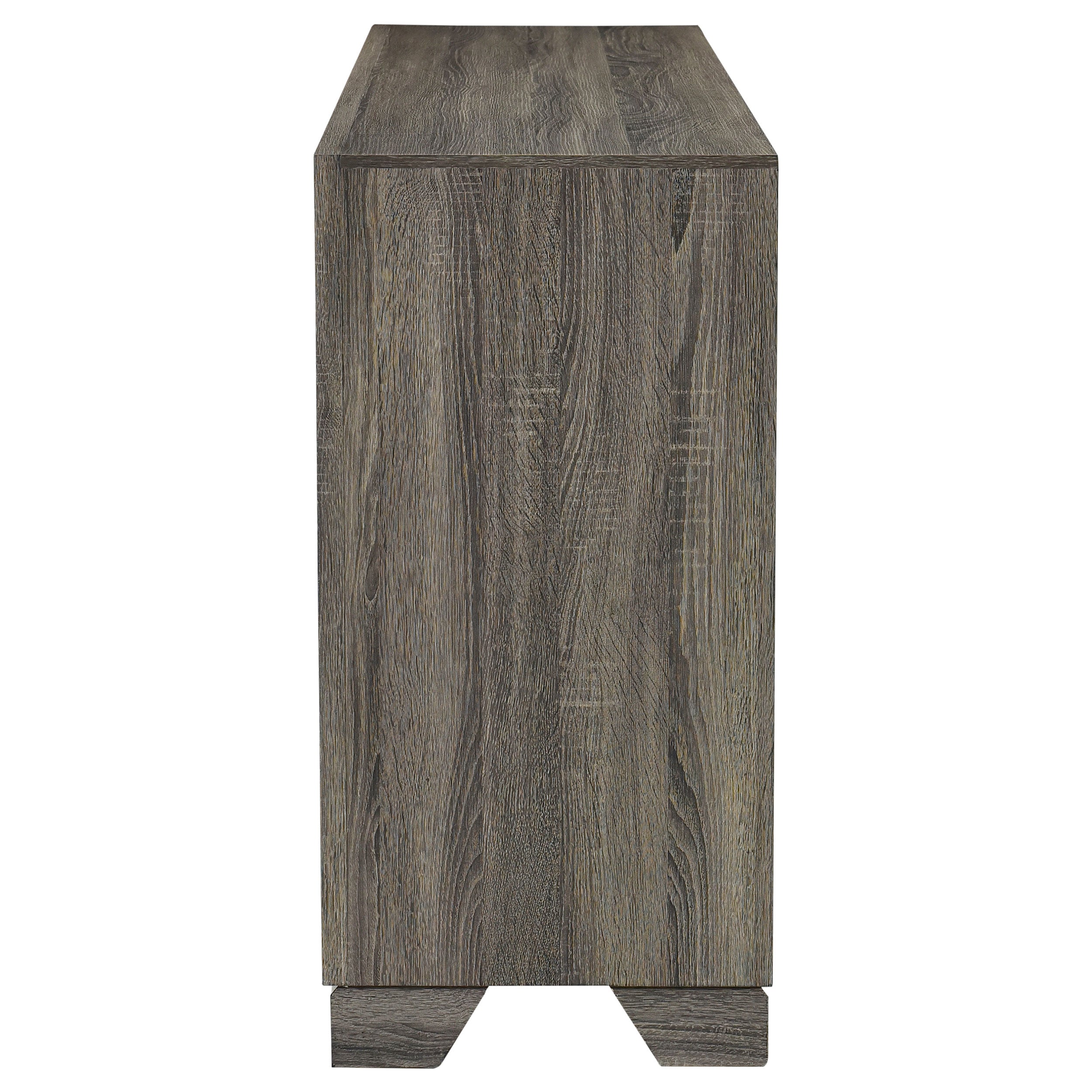 Wright 6-drawer Dresser Cabinet Brown Oak — view 5