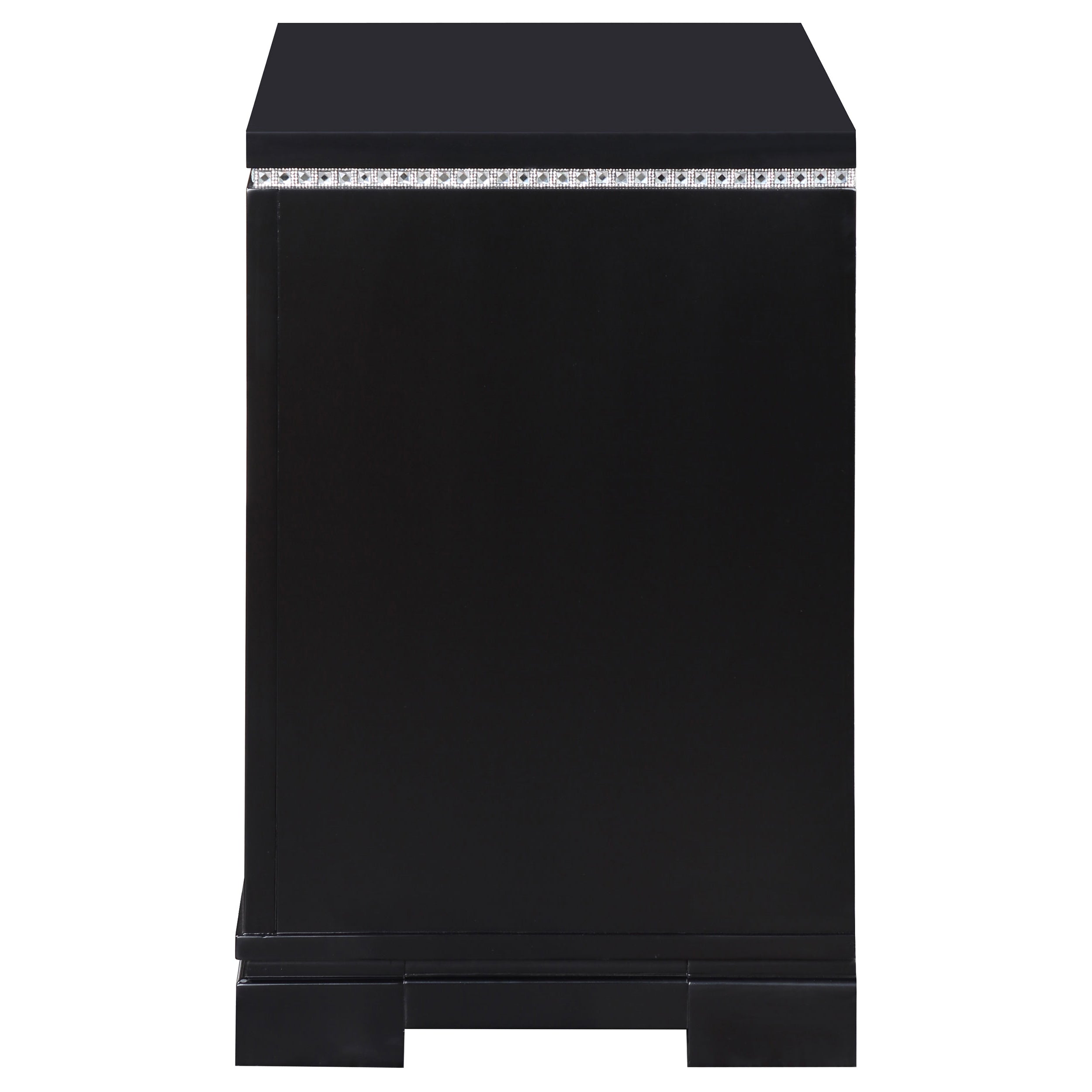 Cappola 2-drawer Nightstand Black — view 5