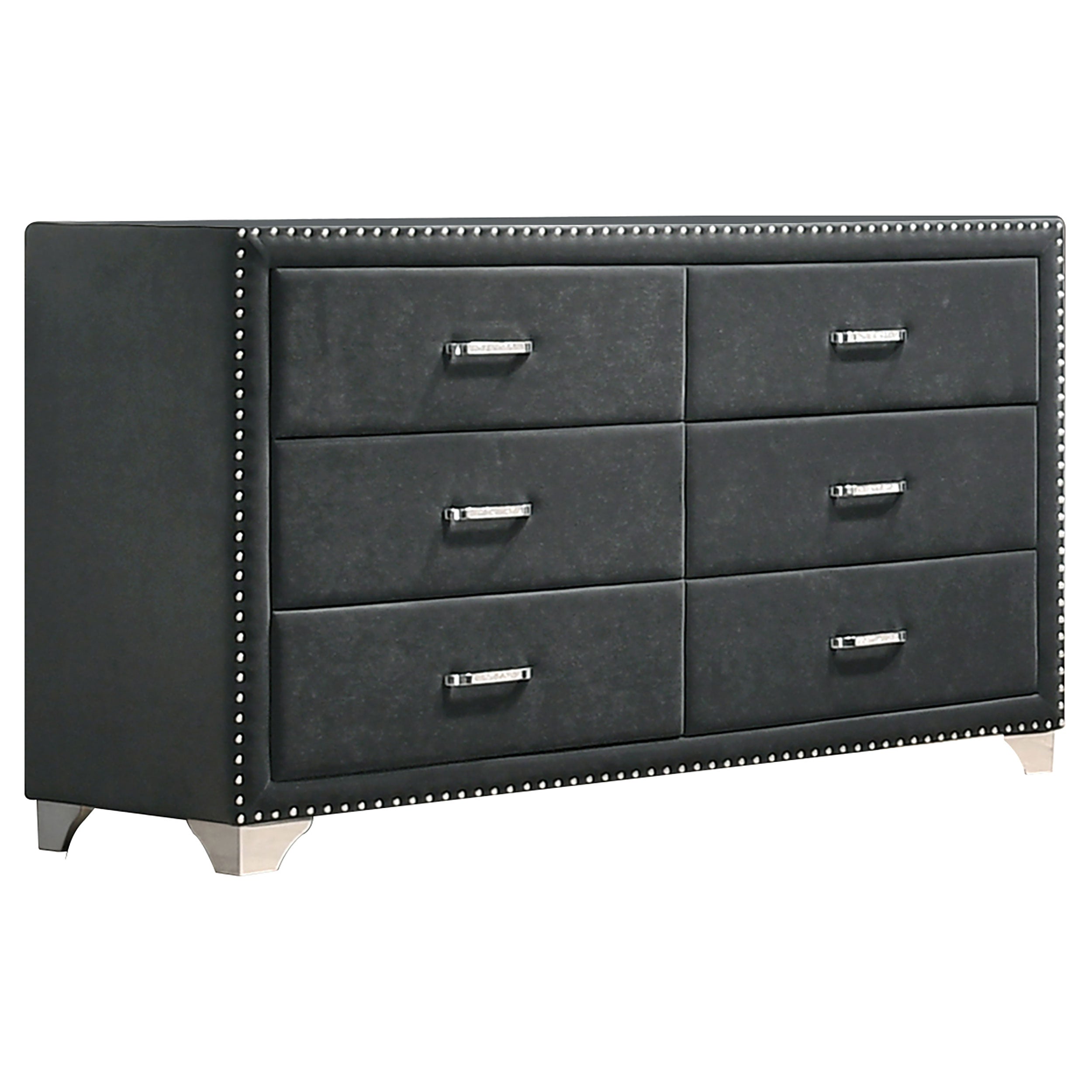 Melody 4-piece California King Bedroom Set Grey — view 5