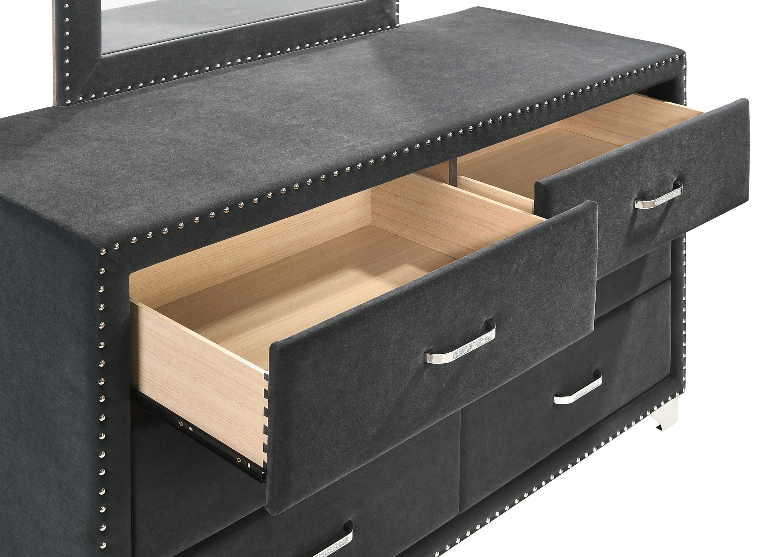 Melody 5-piece California King Bedroom Set Grey — view 9