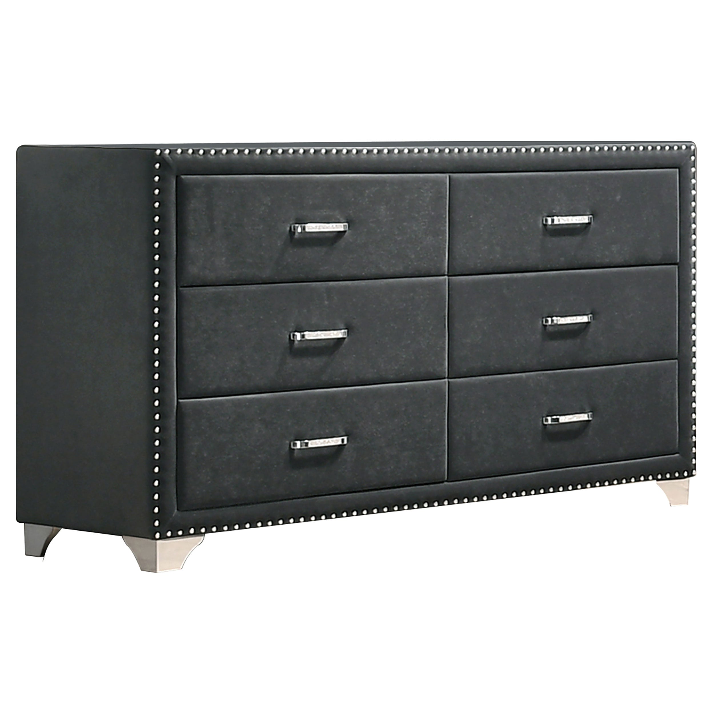Melody 5-piece Queen Bedroom Set Grey — view 5