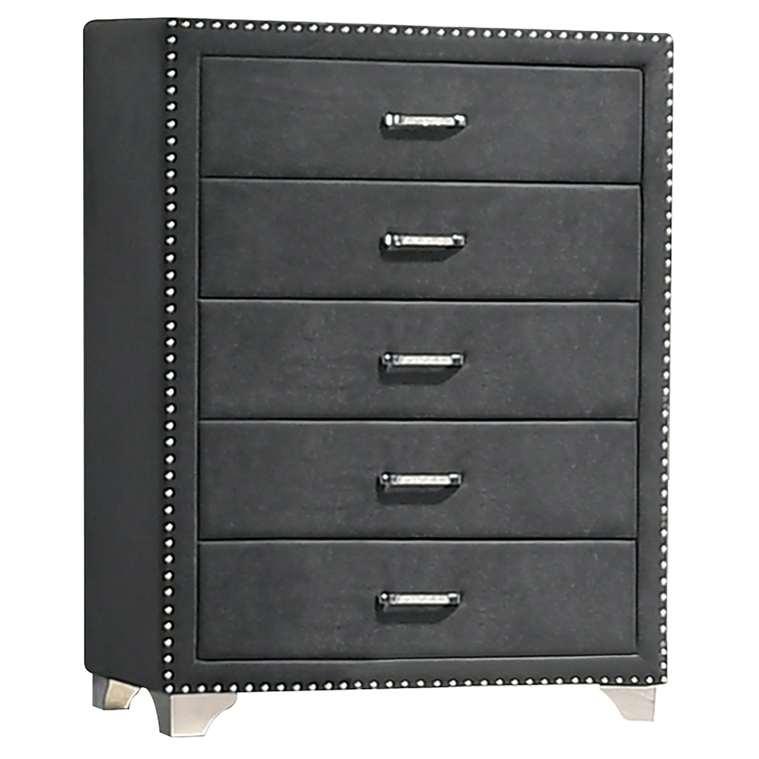 Melody 5-piece Queen Bedroom Set Grey — view 7