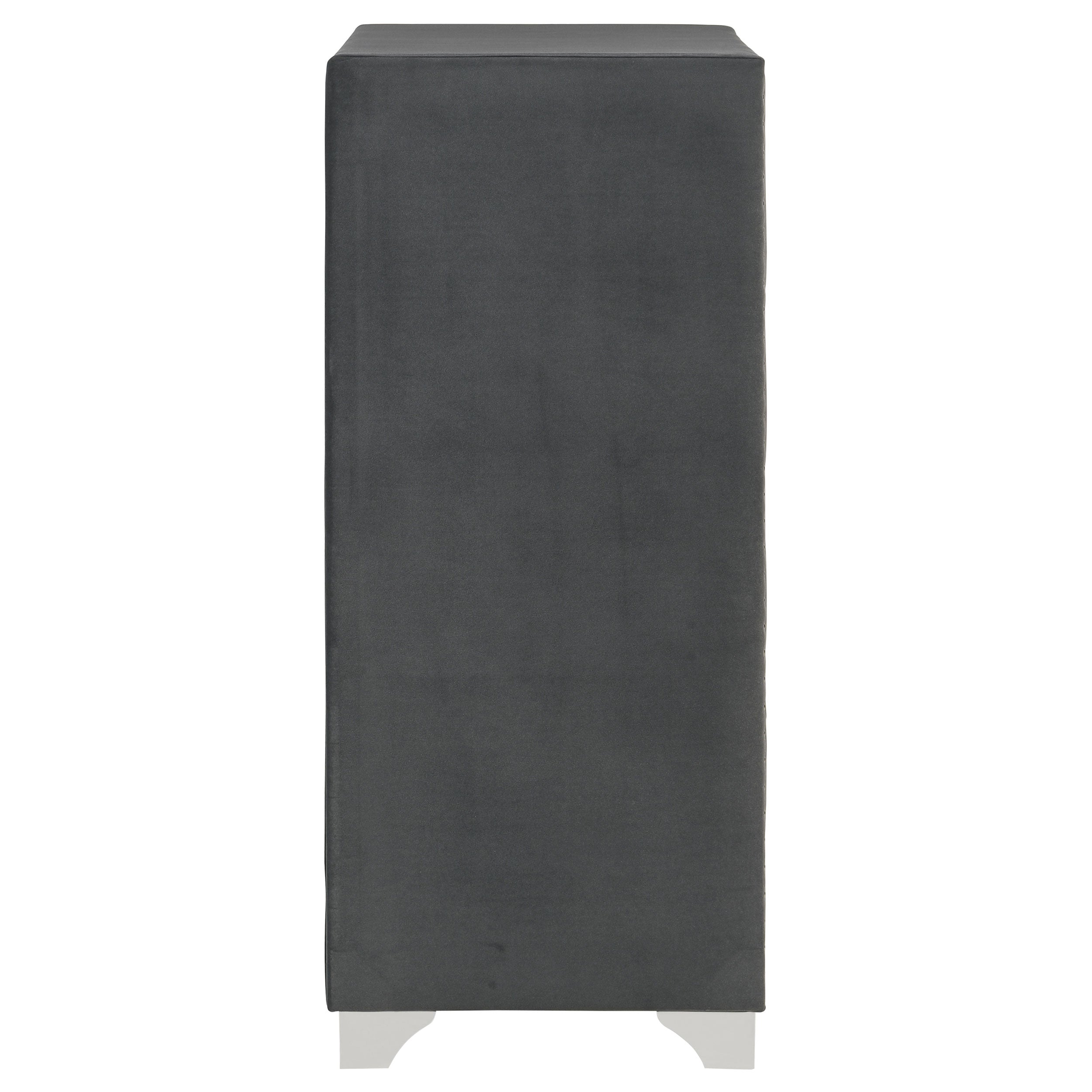 Melody 5-drawer Bedroom Chest Grey — view 5