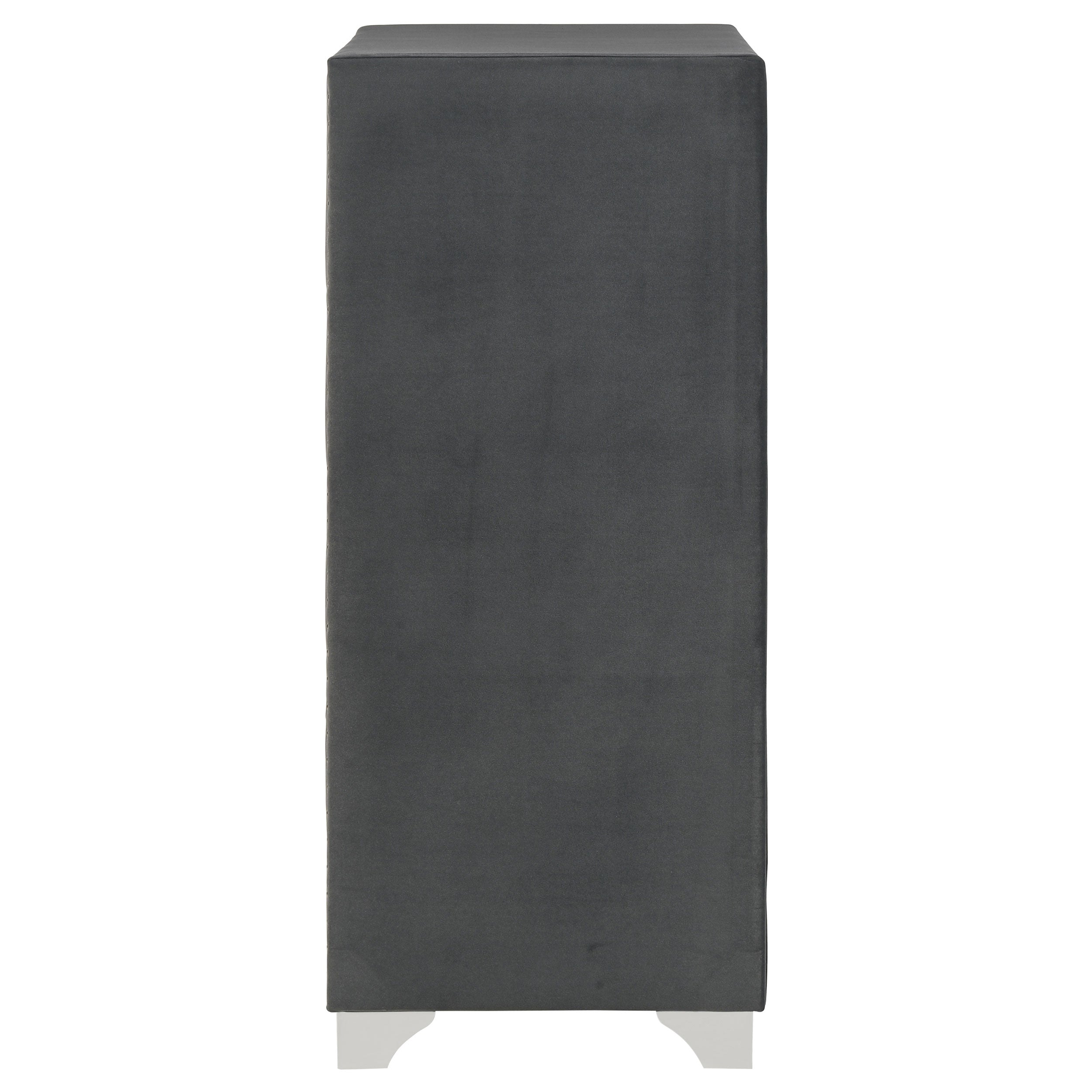 Melody 5-drawer Bedroom Chest Grey — view 9
