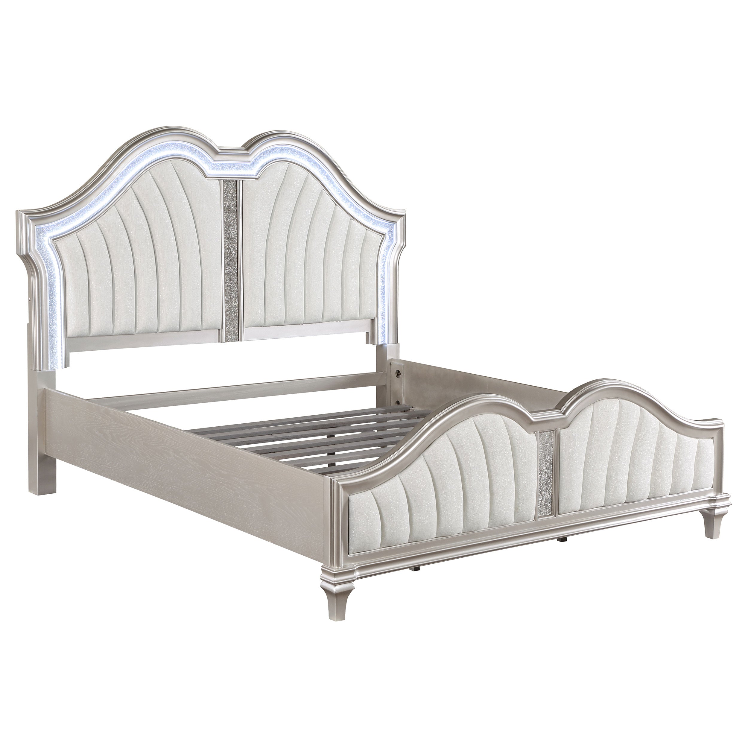 Evangeline 5-piece Eastern King Bedroom Set Silver Oak — view 3