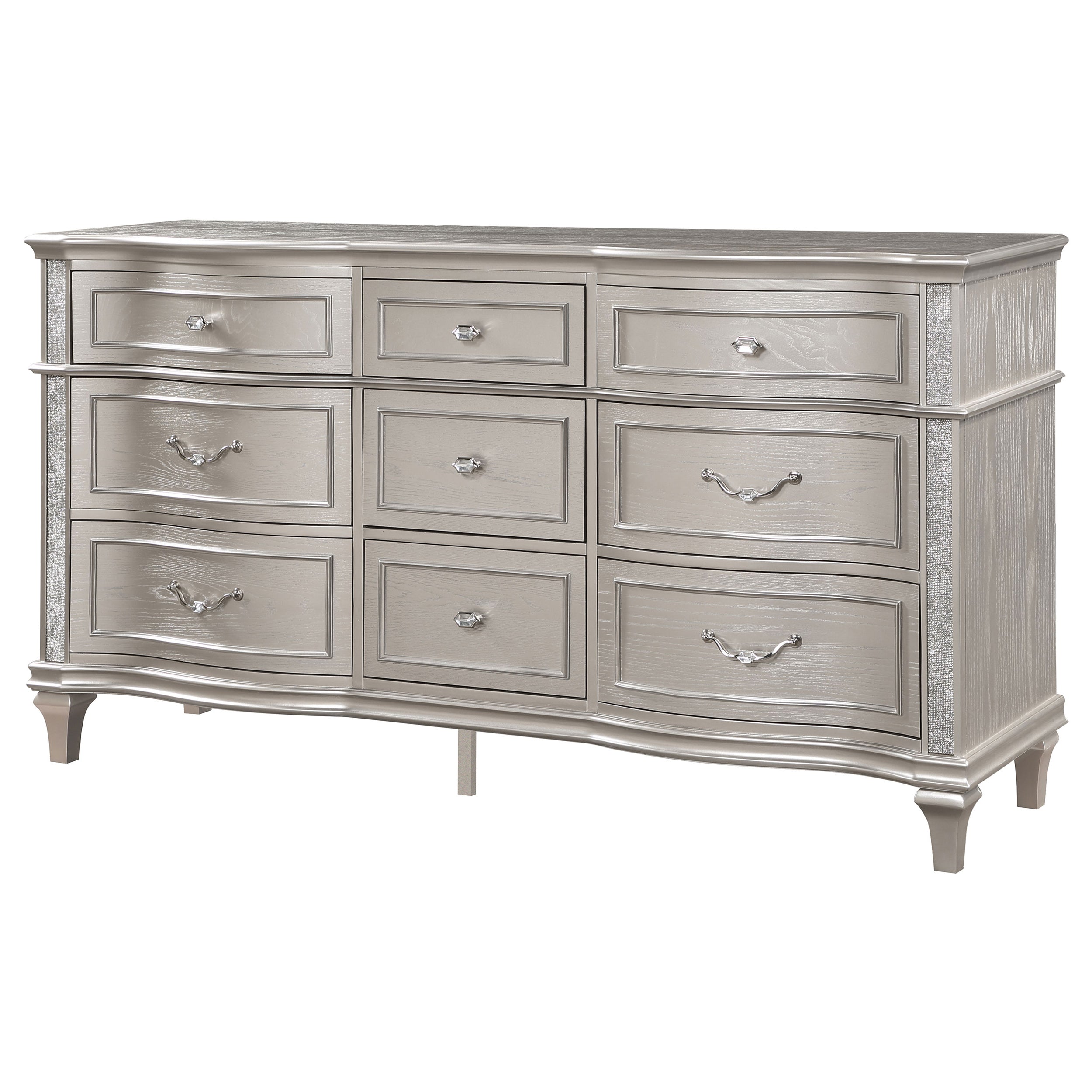 Evangeline 9-drawer Dresser Silver Oak — view 4