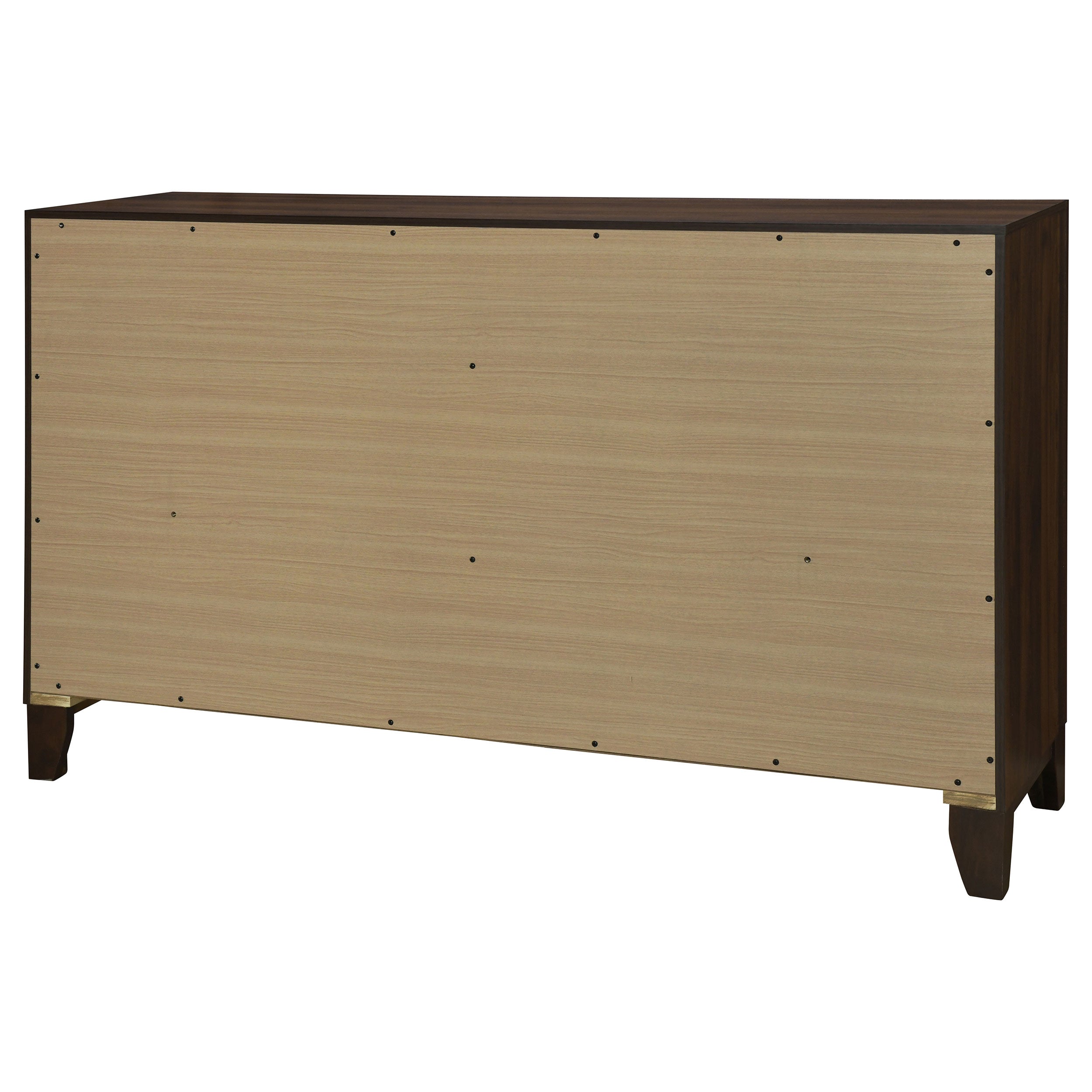 Welsley 6-drawer Dresser Cabinet Walnut — view 8
