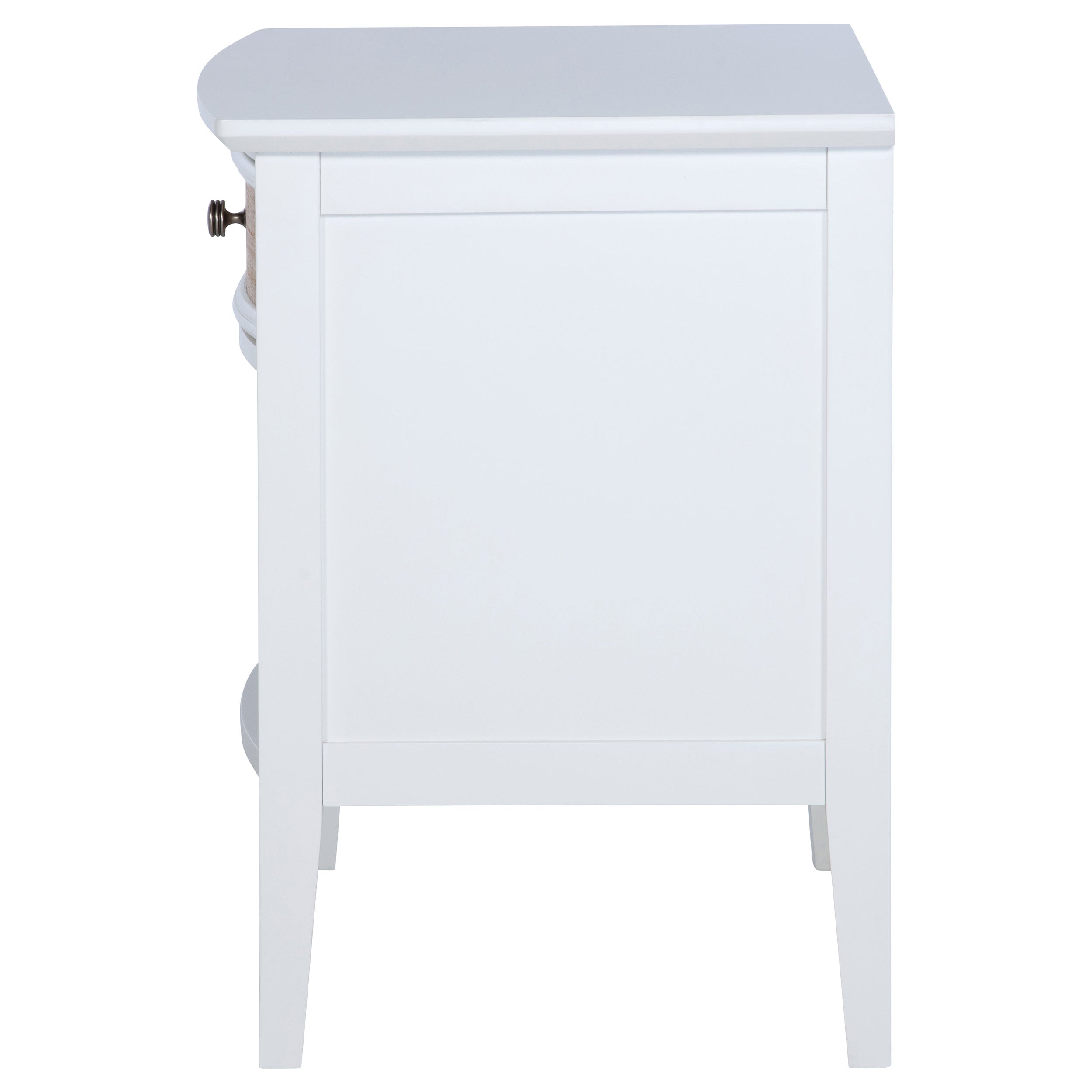 Bexhill 1-drawer Nightstand Bedside Table White — view 5