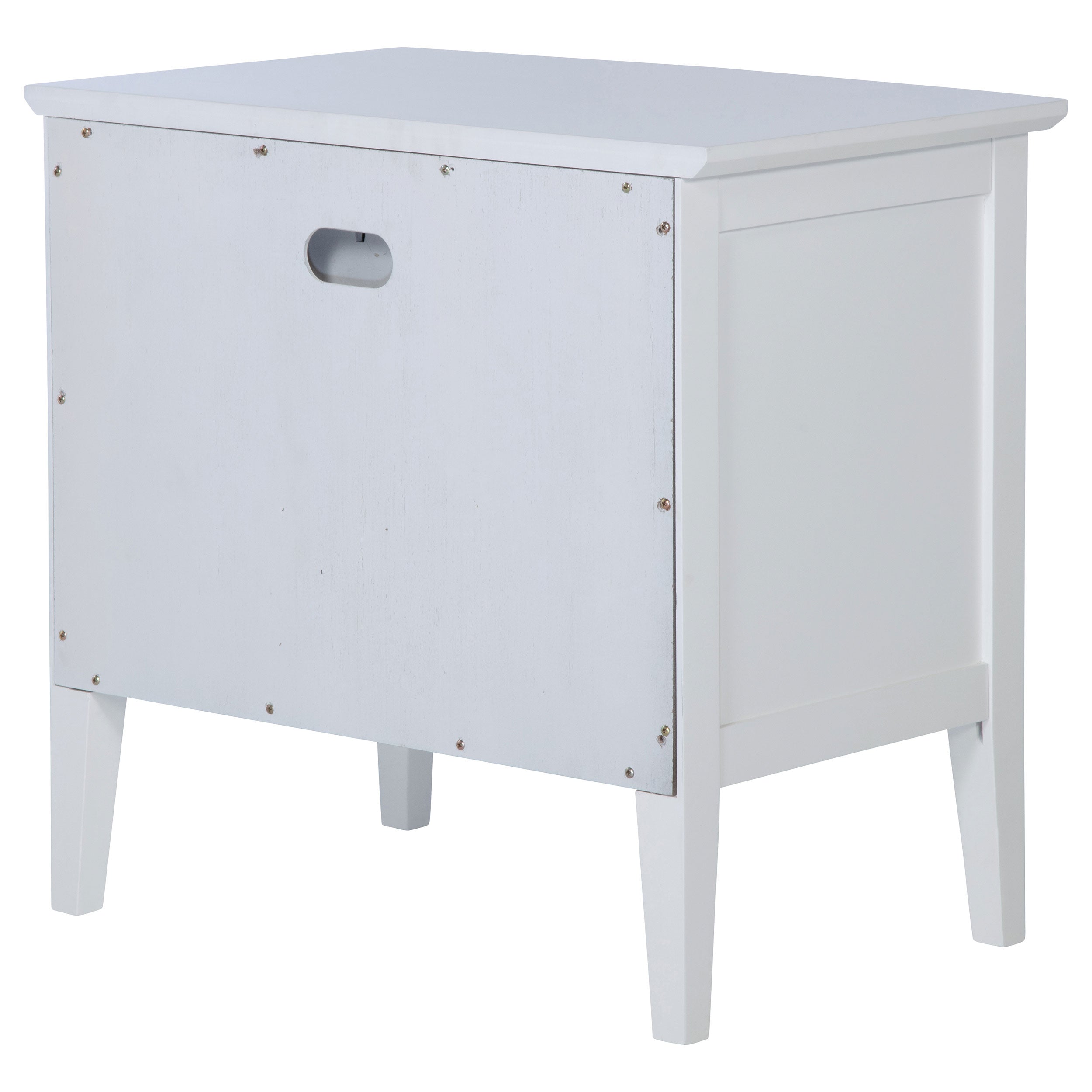 Bexhill 1-drawer Nightstand Bedside Table White — view 8