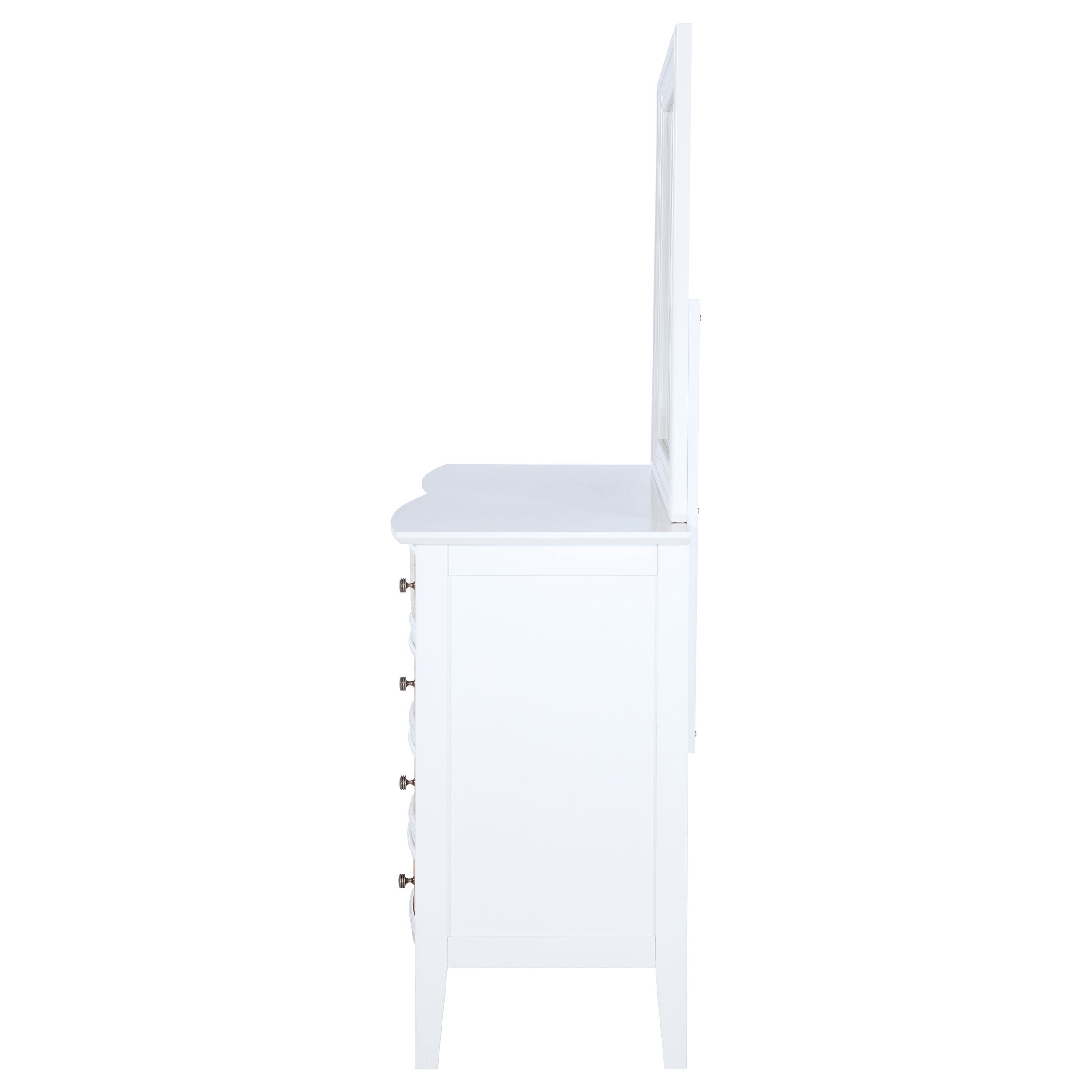 Bexhill 10-drawer Dresser and Mirror White — view 5