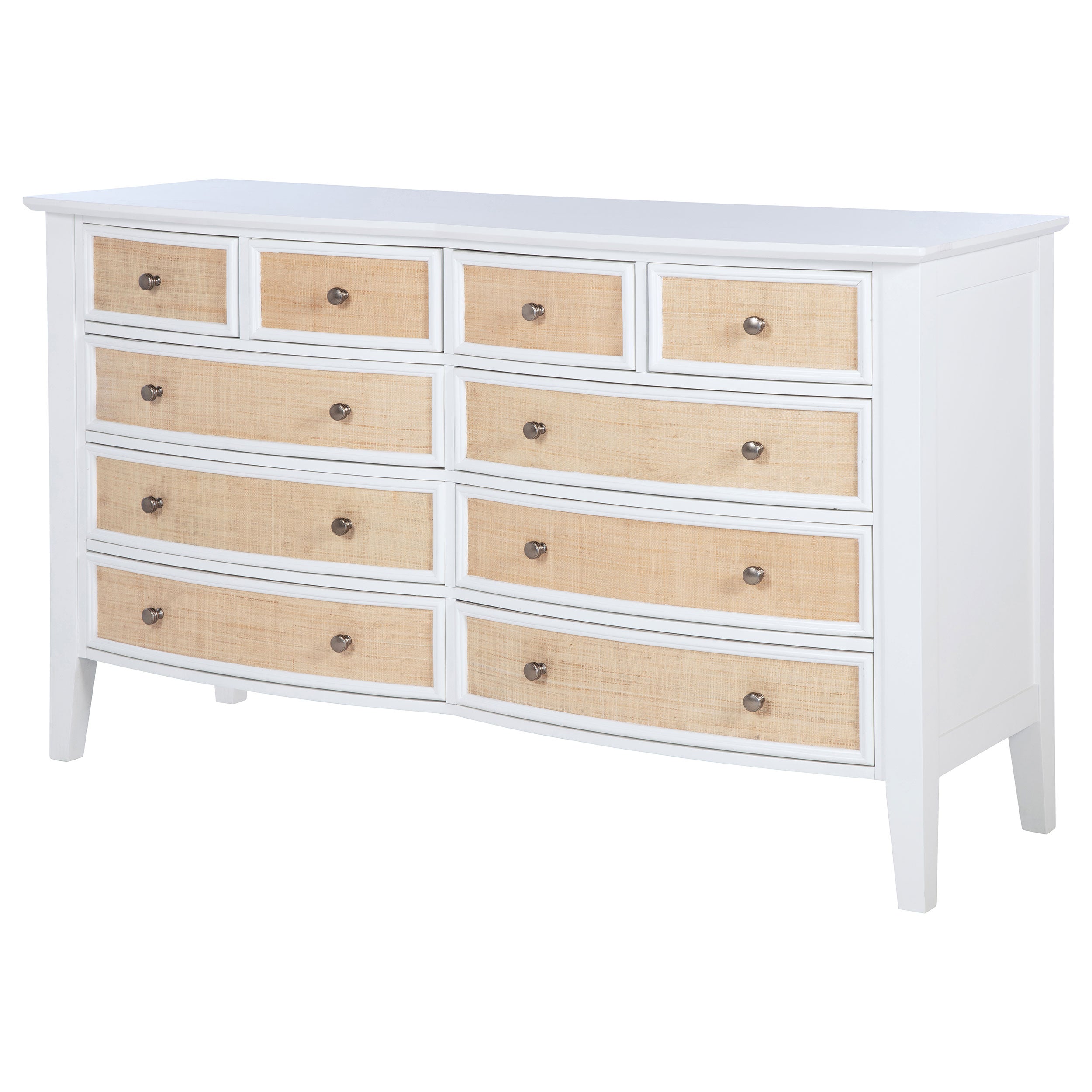 Bexhill 10-drawer Dresser Cabinet White — view 4