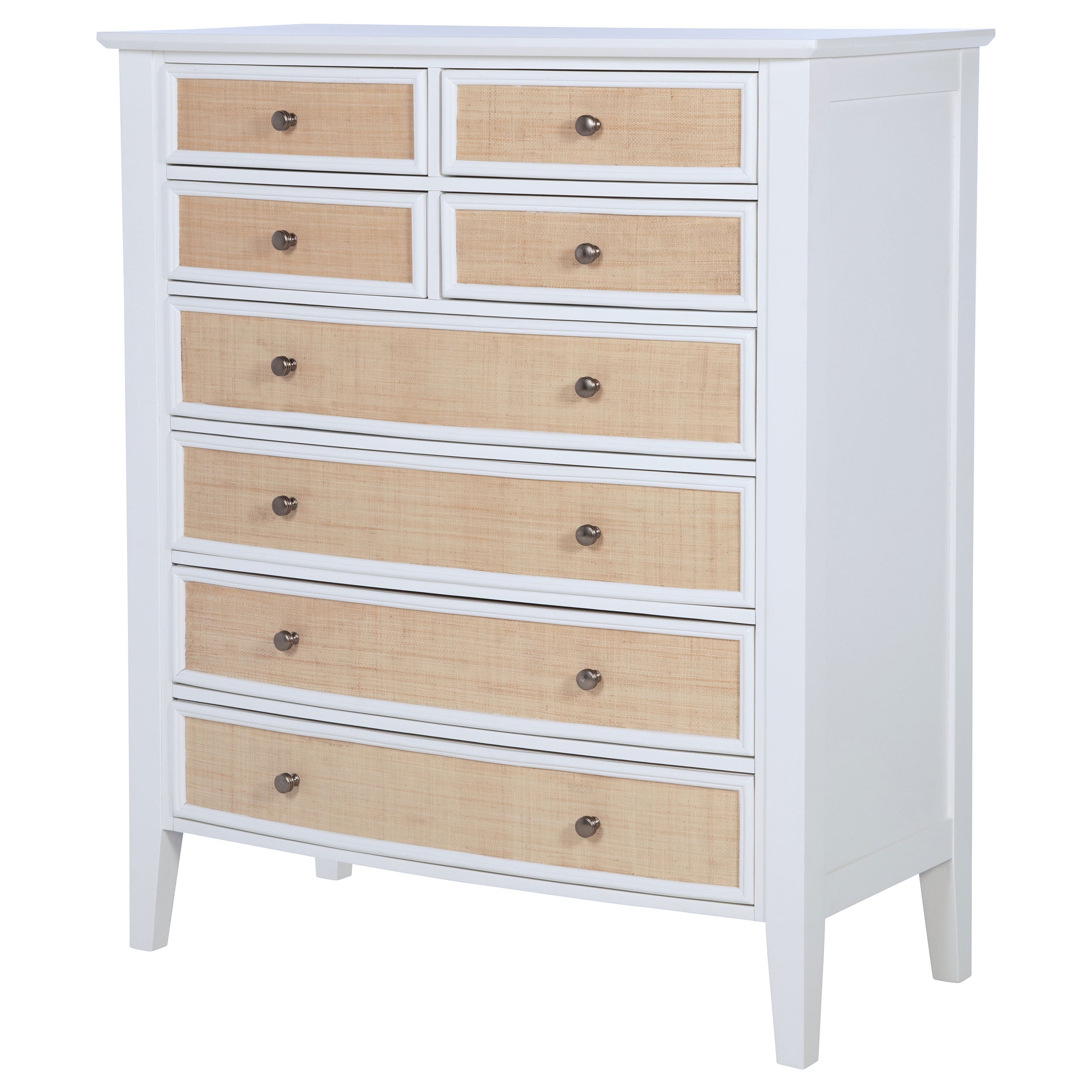 Bexhill 8-drawer Chest of Drawers White — view 4