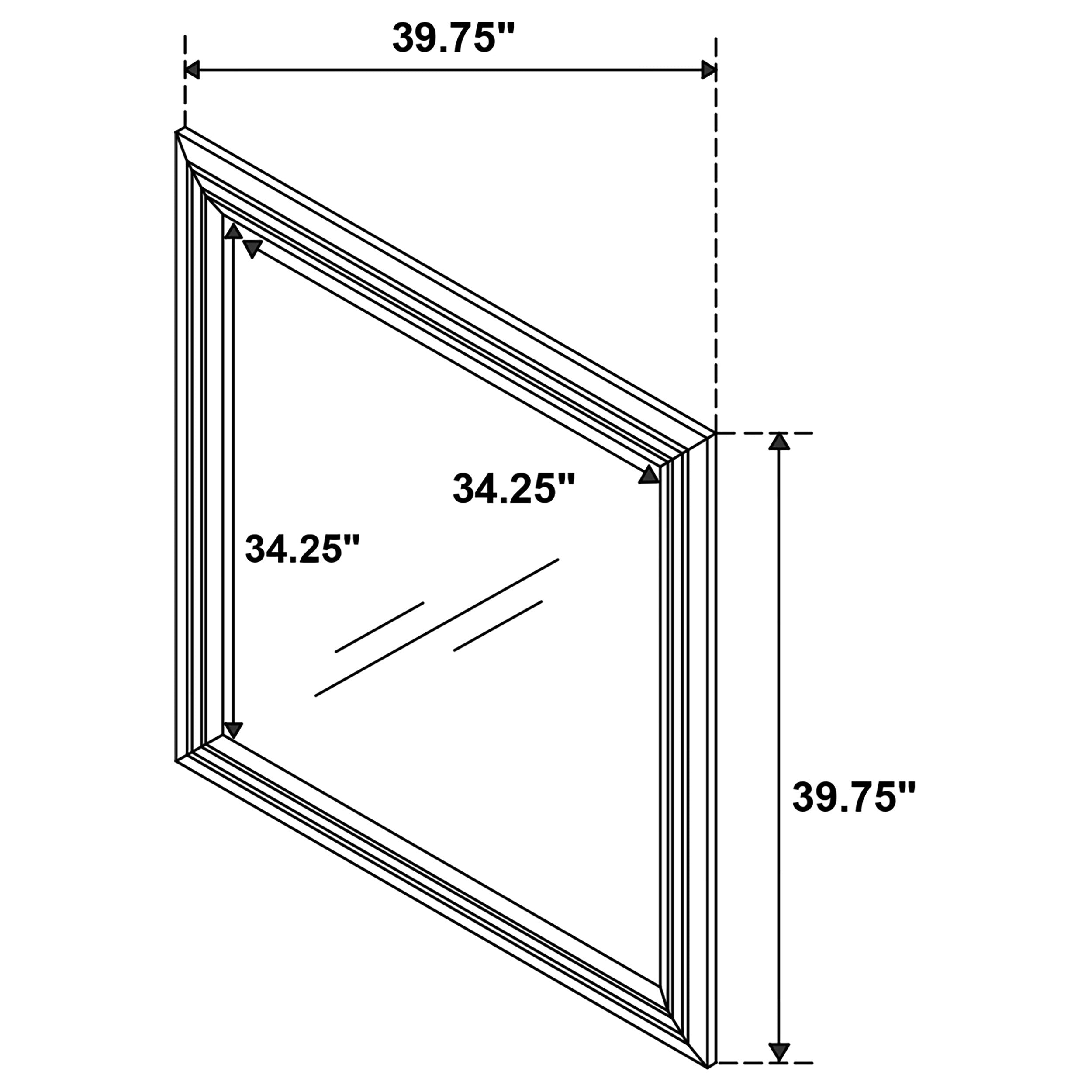 Janine Dresser Mirror Grey — view 5