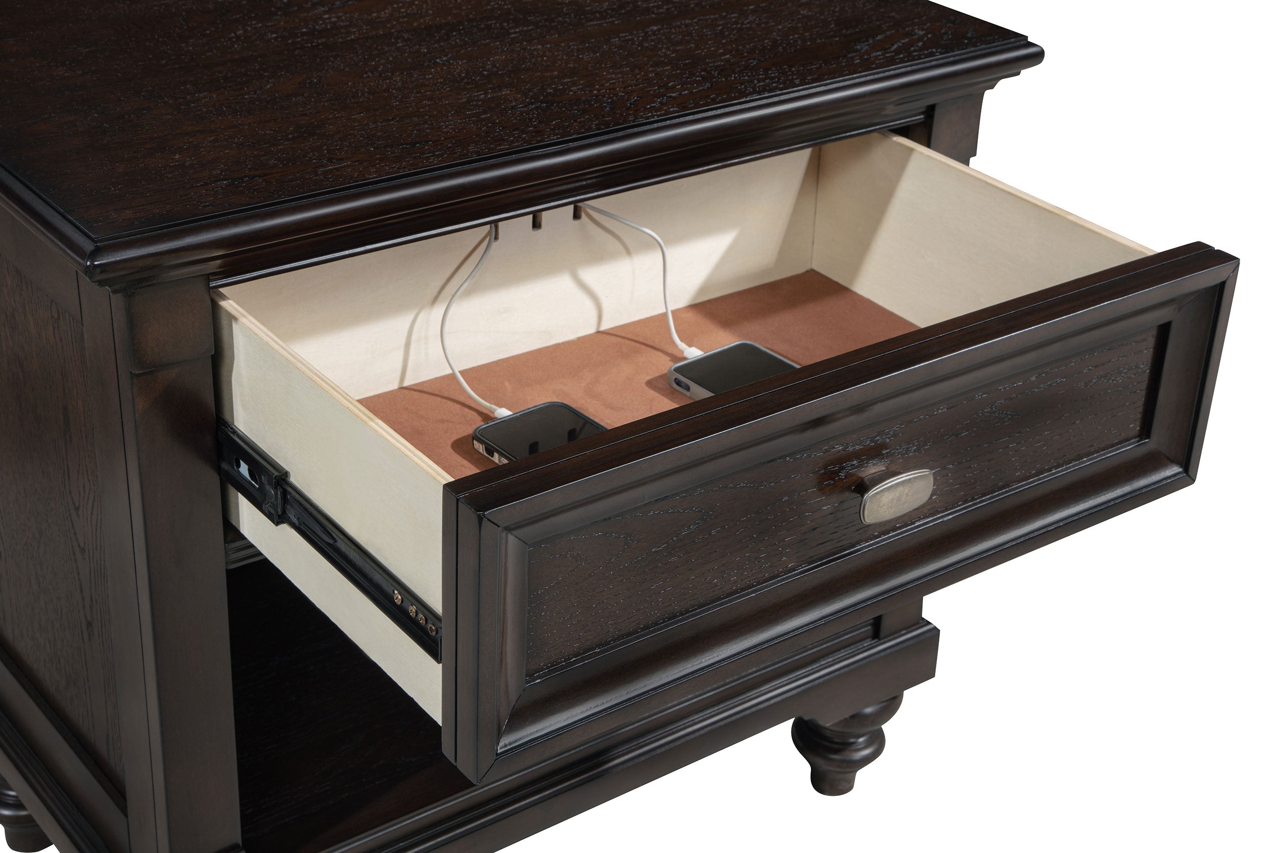 Andover 4-piece Queen Bedroom Set Dark Oak — view 13
