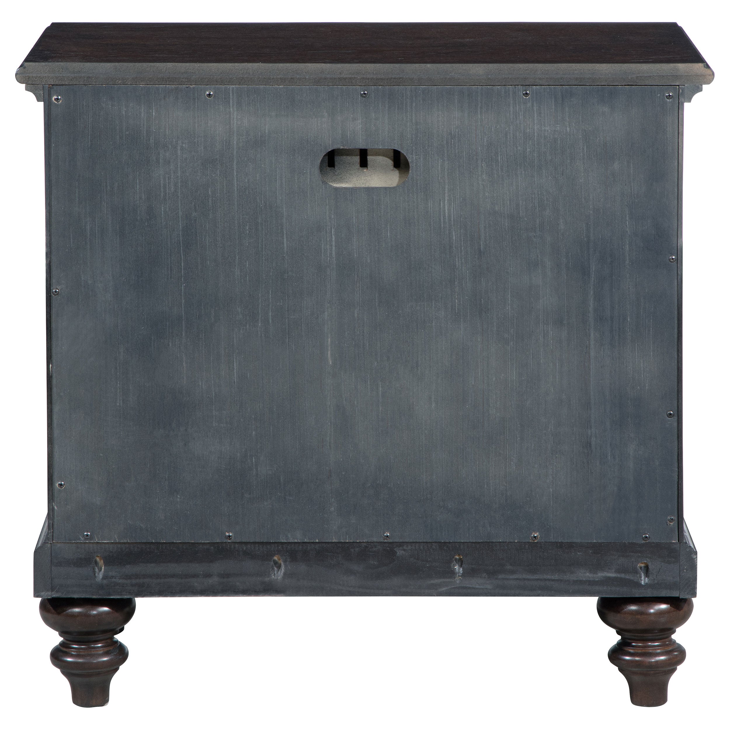 Andover 1-drawer Nightstand Bedside Table Dark Oak — view 7