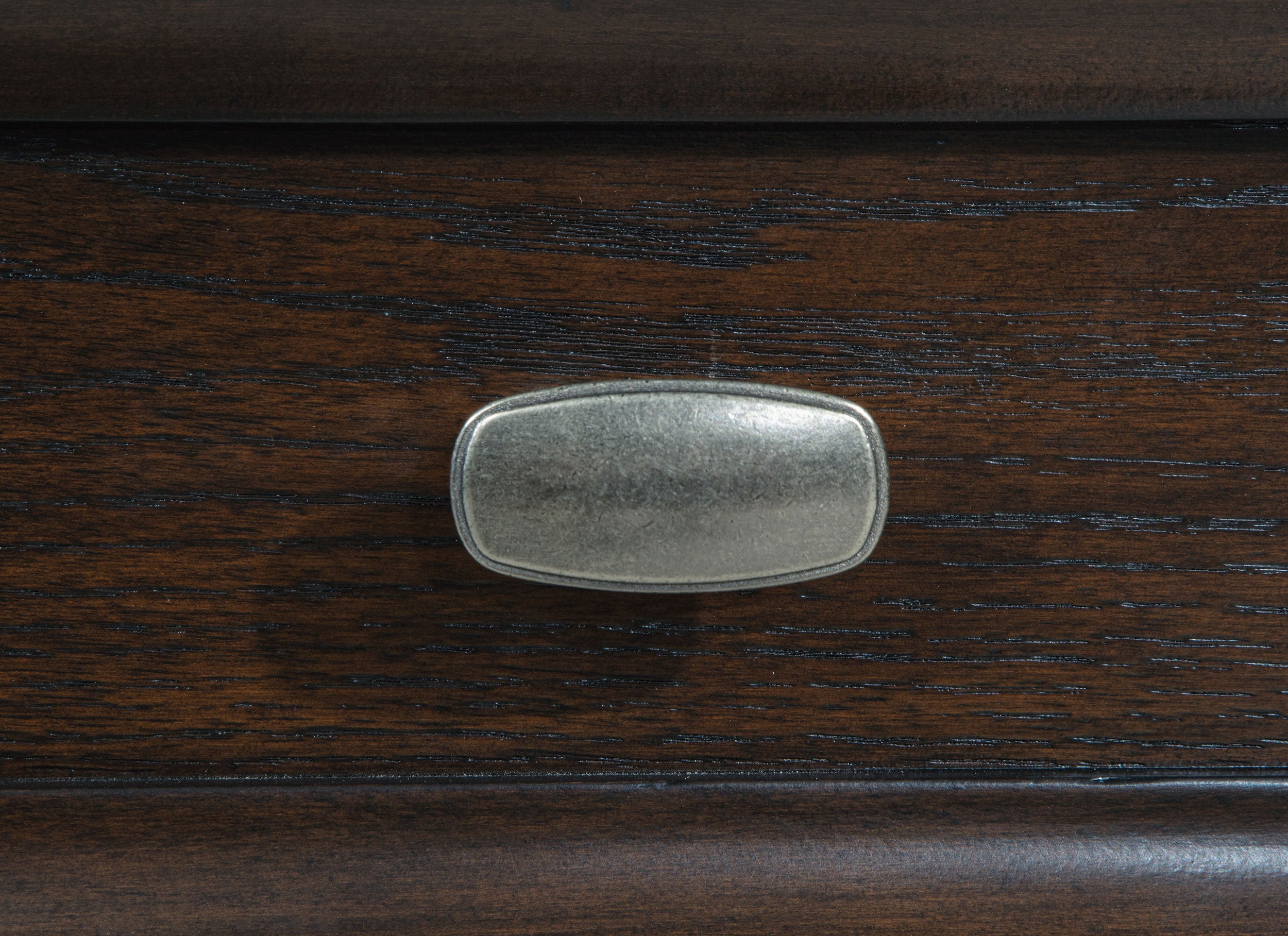 Andover 1-drawer Nightstand Bedside Table Dark Oak — view 12