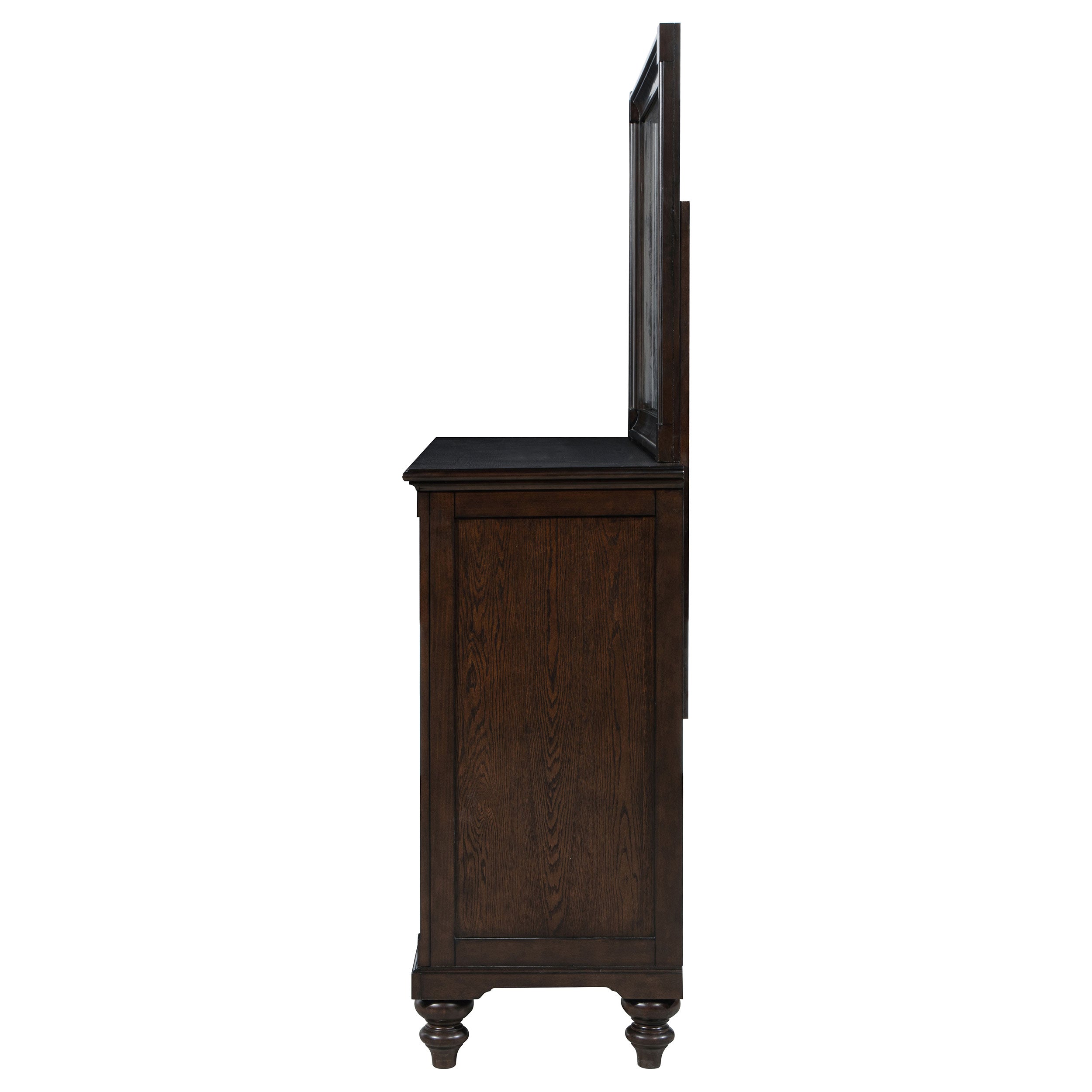 Andover 8-drawer Dresser and Mirror Dark Oak — view 5