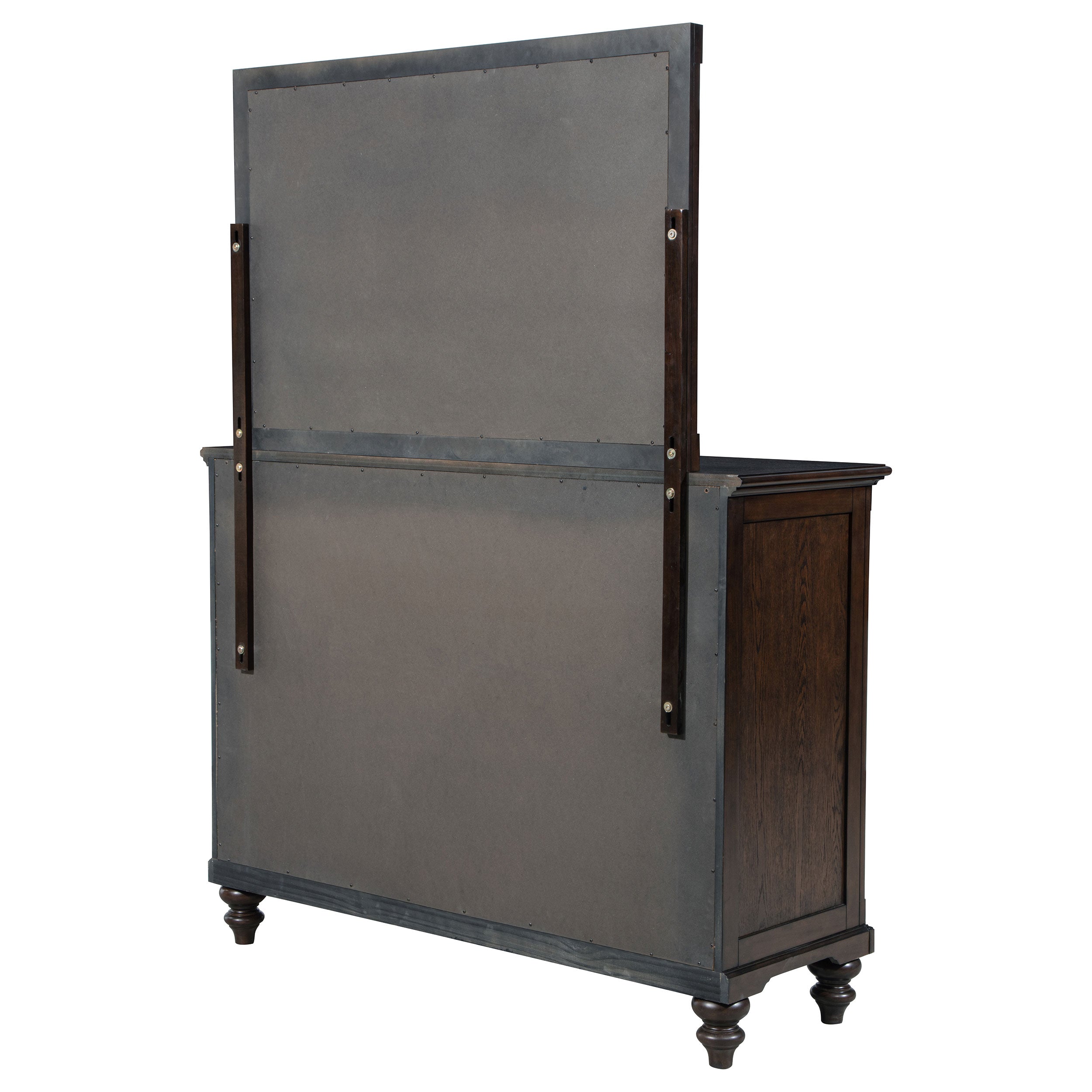 Andover 8-drawer Dresser and Mirror Dark Oak — view 8