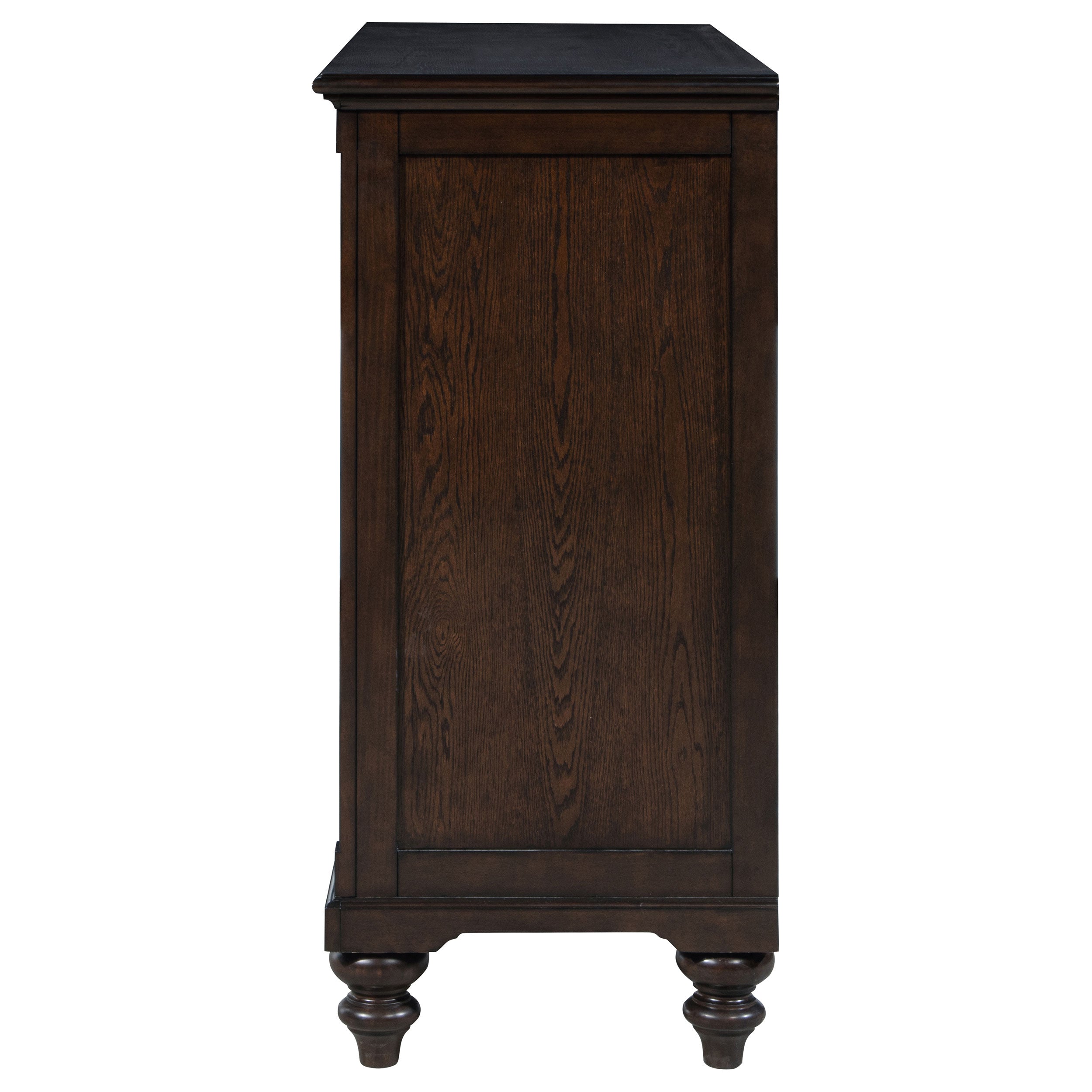 Andover 8-drawer Dresser Cabinet Dark Oak — view 5