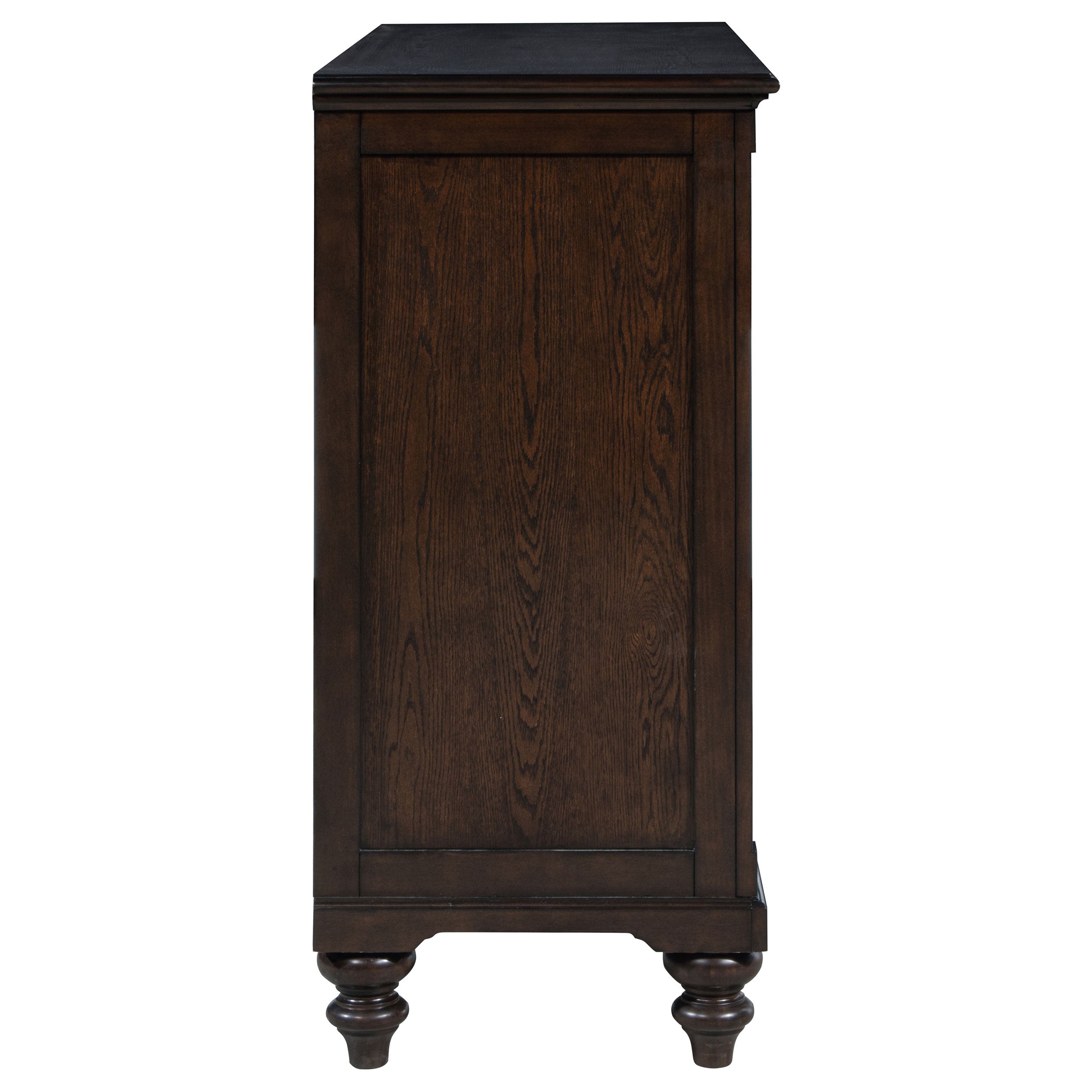 Andover 8-drawer Dresser Cabinet Dark Oak — view 9