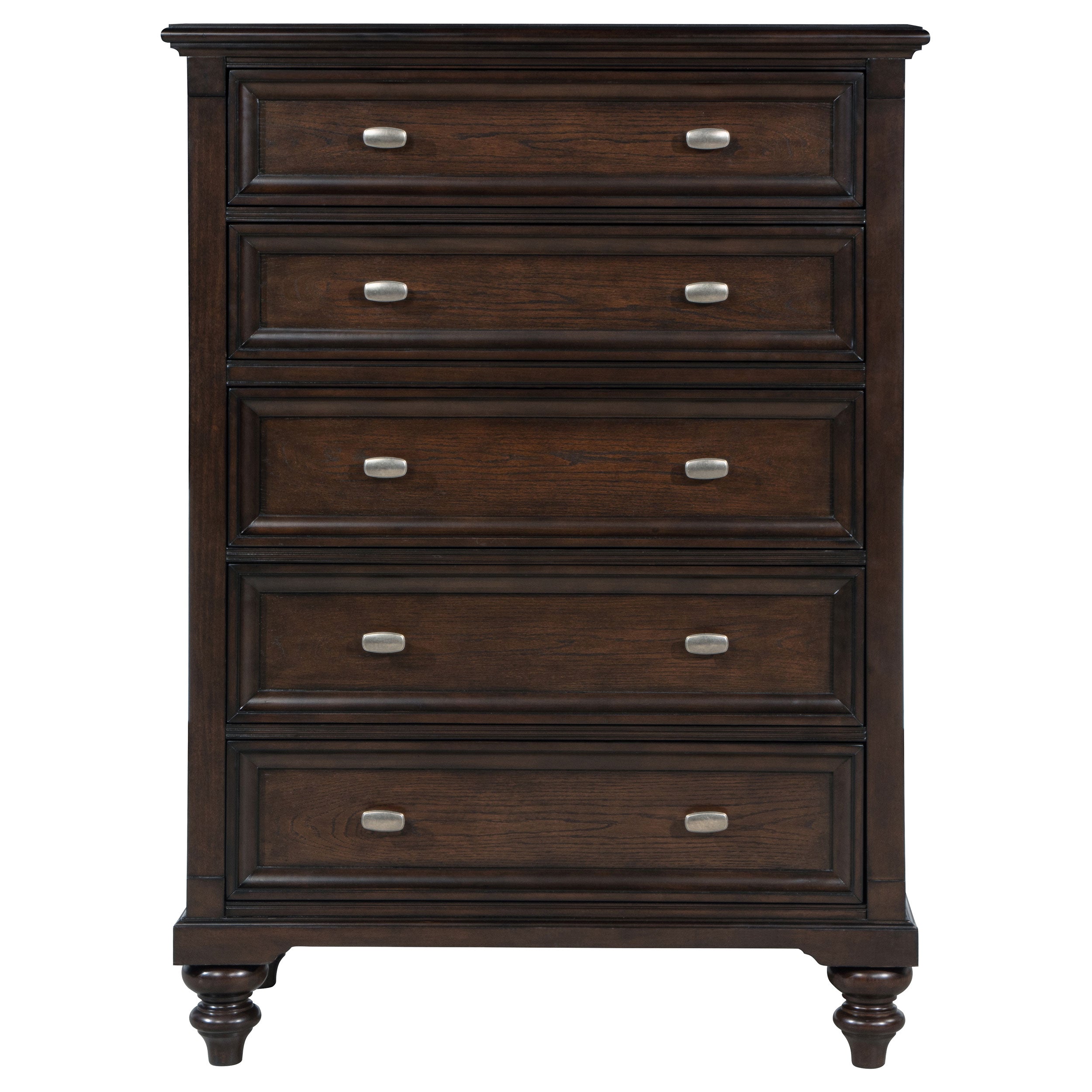 Andover 5-drawer Chest of Drawers Dark Oak — view 3