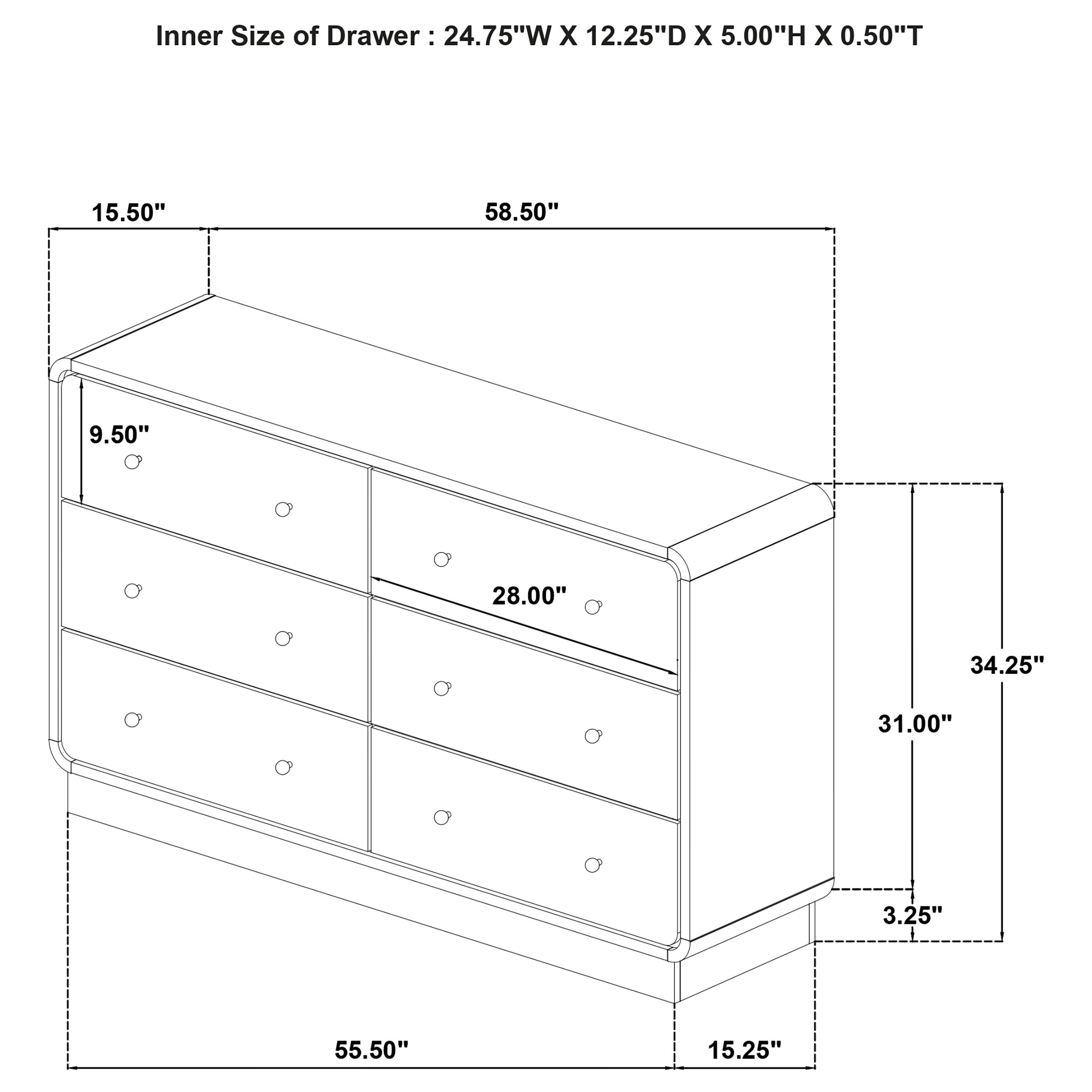 Cavelle 4-piece Eastern King Bedroom Set Black — view 18